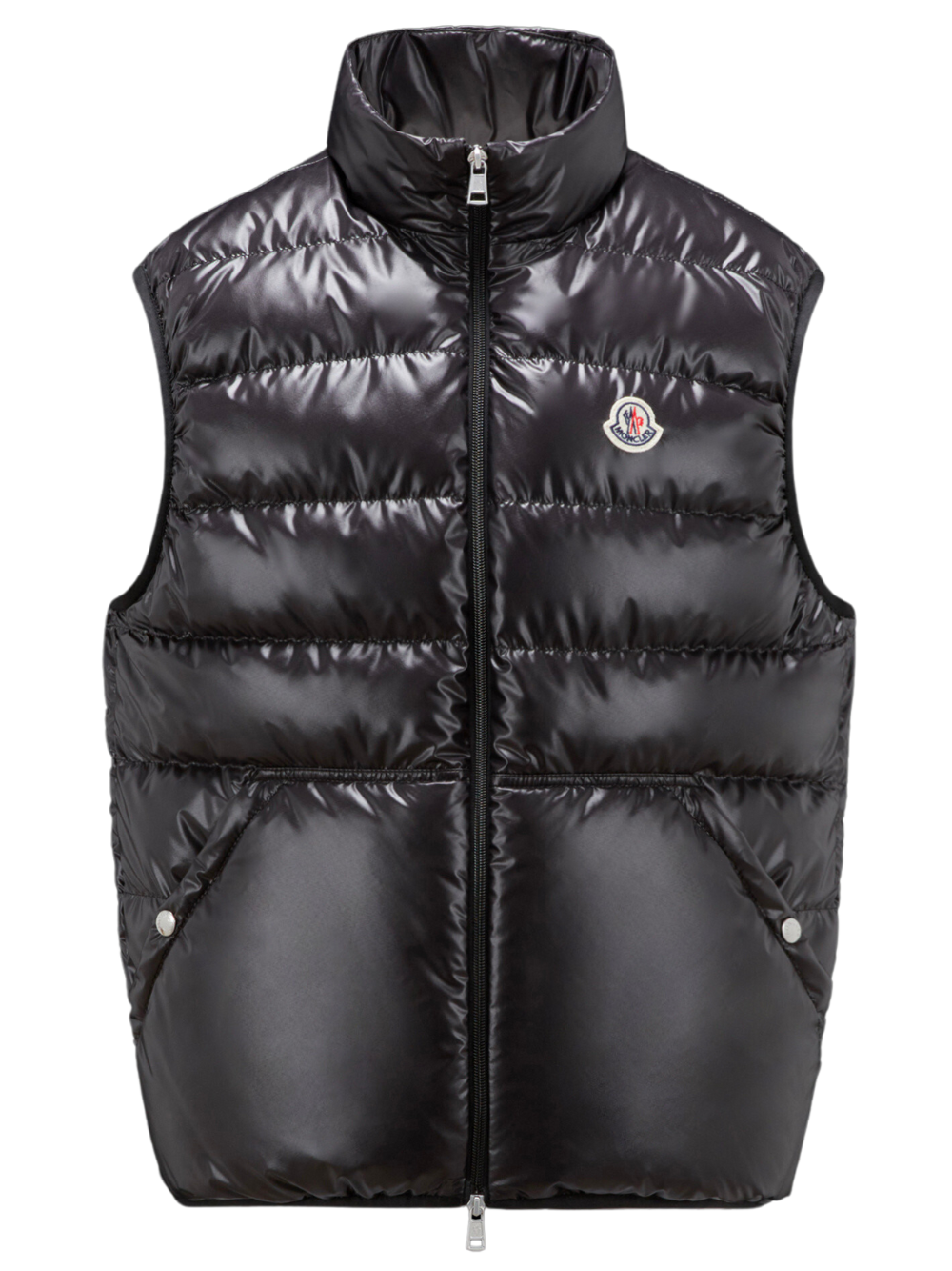 MONCLER Aube Zipped Down Gilet Padded Vest Black – MAISONDEFASHION.COM