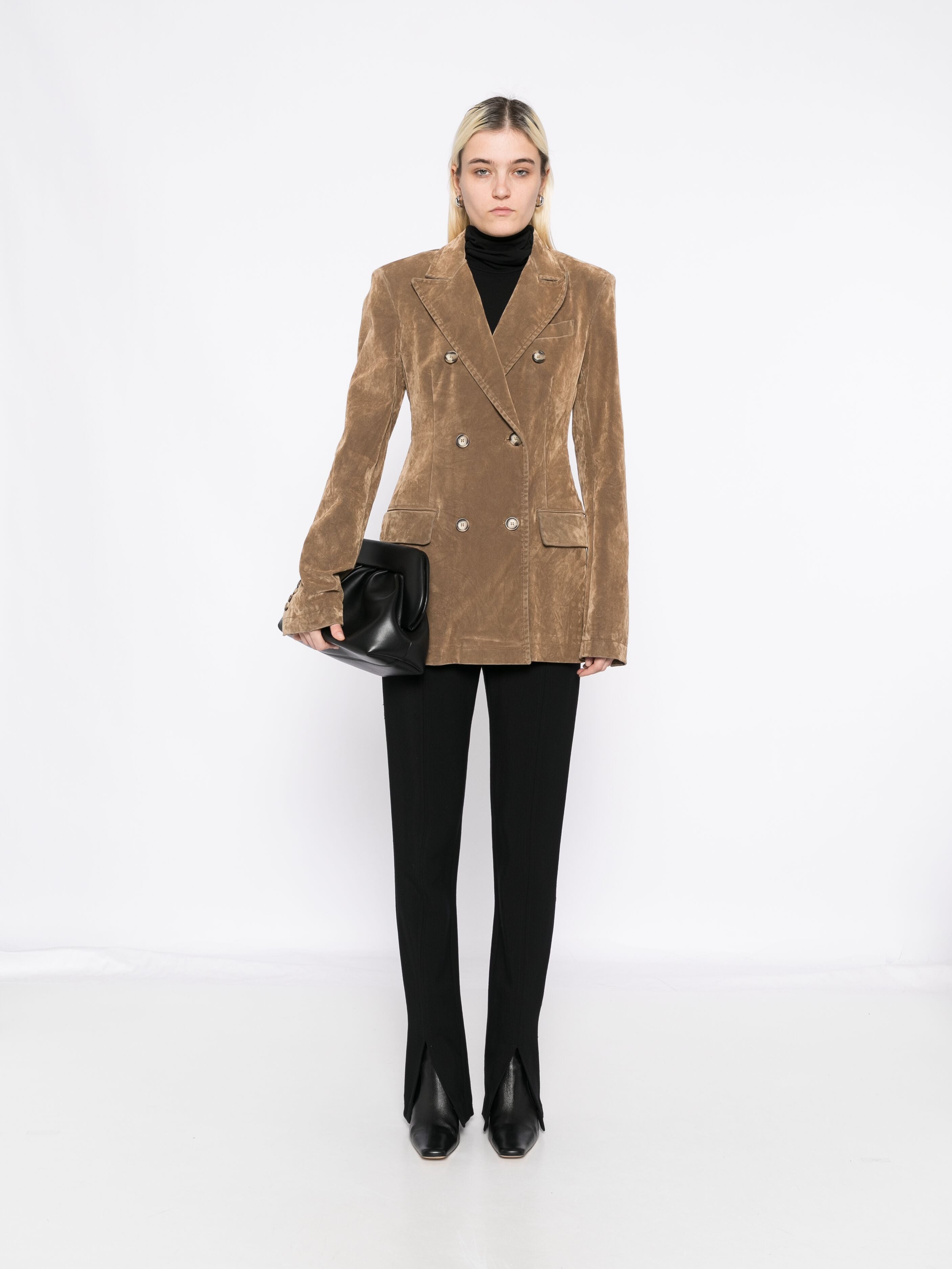 ダウンジャケット・コート MAX MARA WOMEN Sportmax Spoleto Flocked Denim Blazer Beige MAX MARA WOMEN Sportmax Spoleto Flocked Denim Blazer Beige