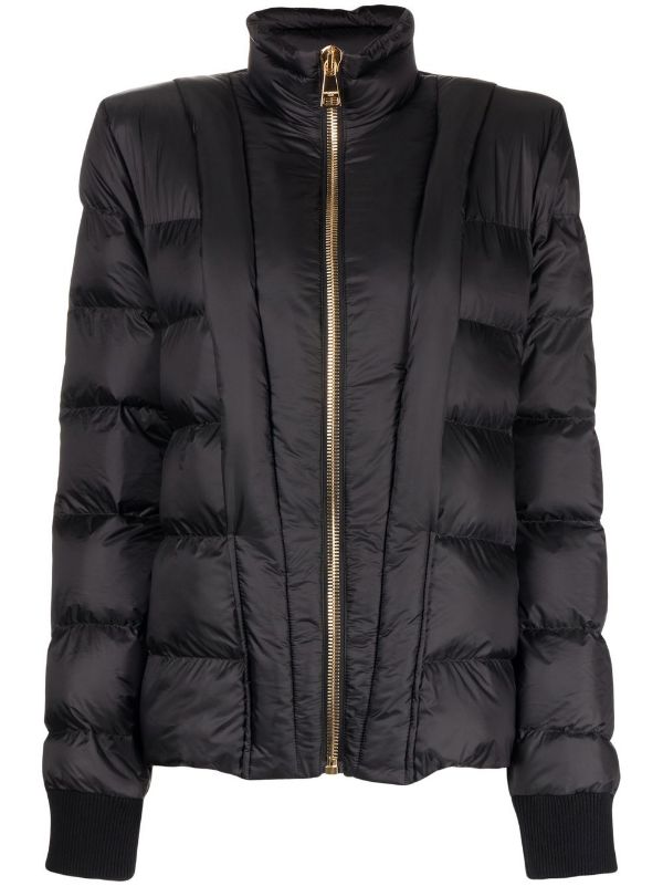 BALMAIN WOMEN Down Jacket Black – MAISONDEFASHION.COM BALMAIN WOMEN Down Jacket Black – MAISONDEFASHION.COM