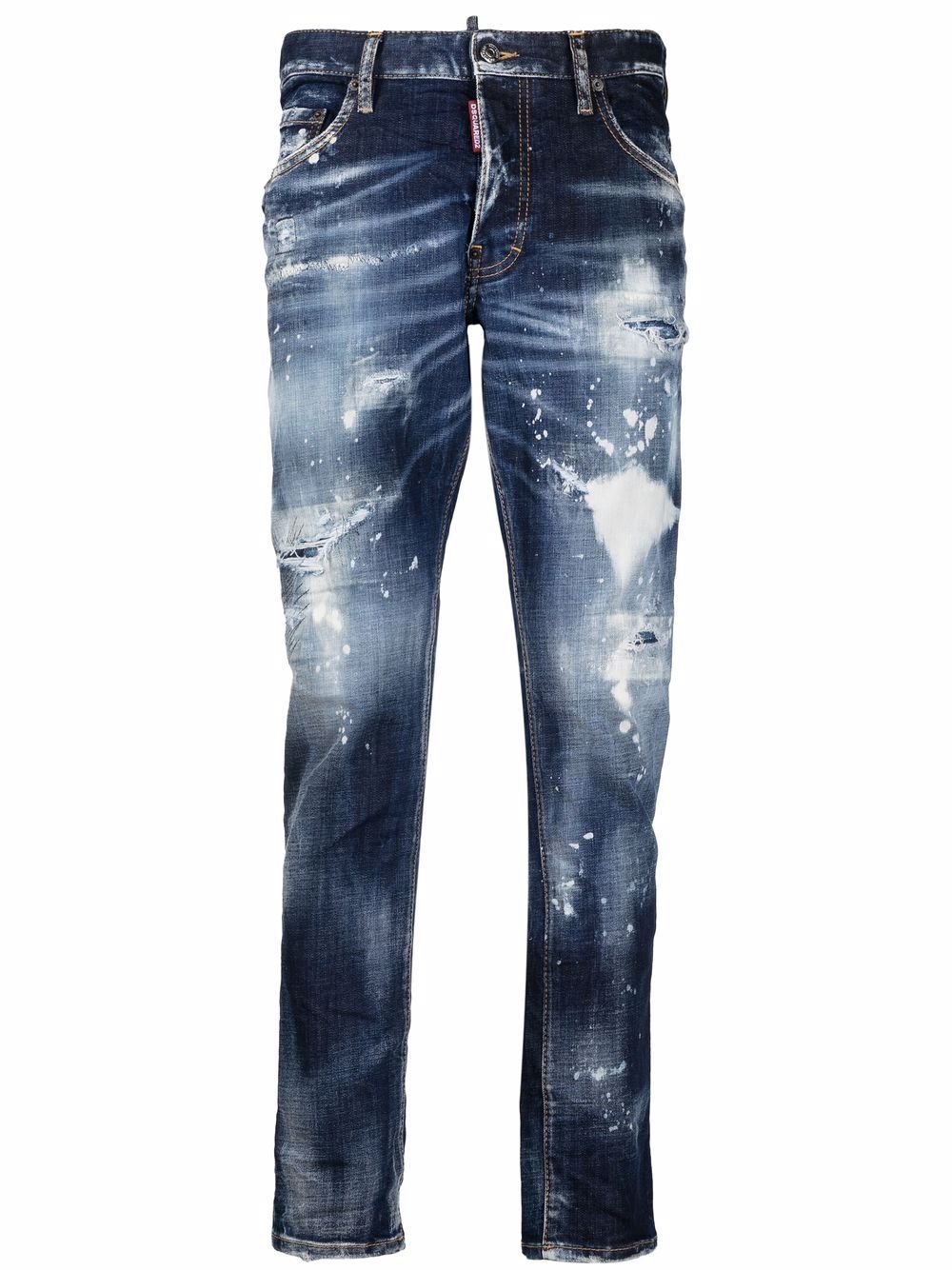 美品◎DSQUARED2 デニム ジーンズ CIAO Bella パッチ DSQUARED2 Paint Splatter Skater Jeans Navy – MAISONDEFASHION.COM
