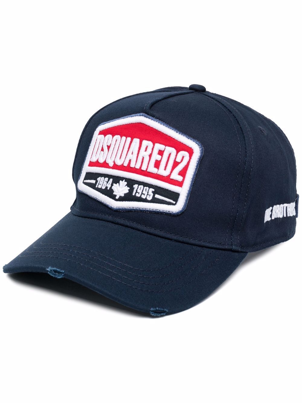DSQUARED2 Brothers Union Cap Navy – MAISONDEFASHION.COM
