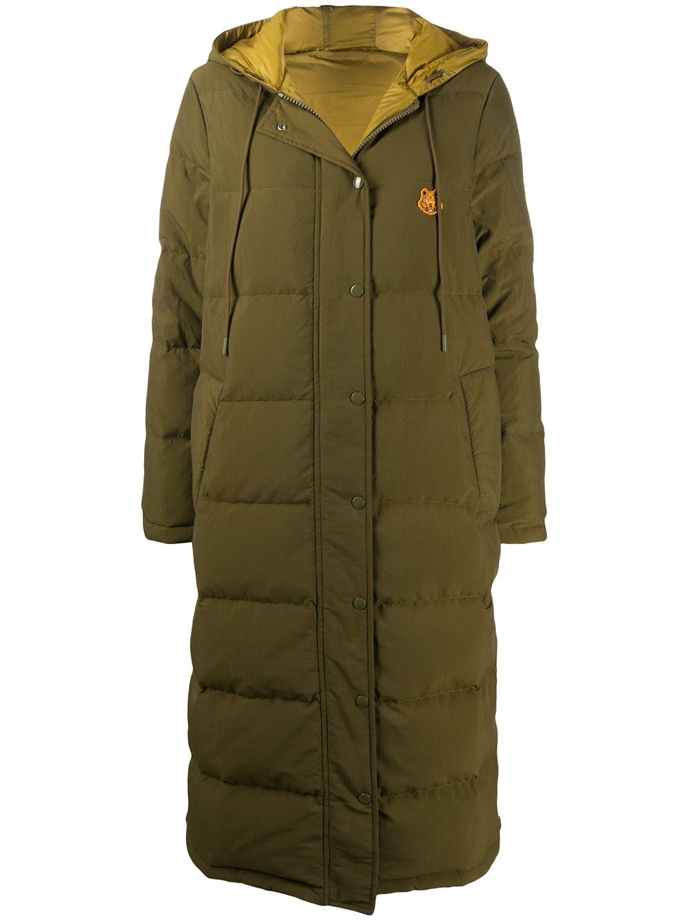 KENZO Women's Reversible Down Jacket Khaki –