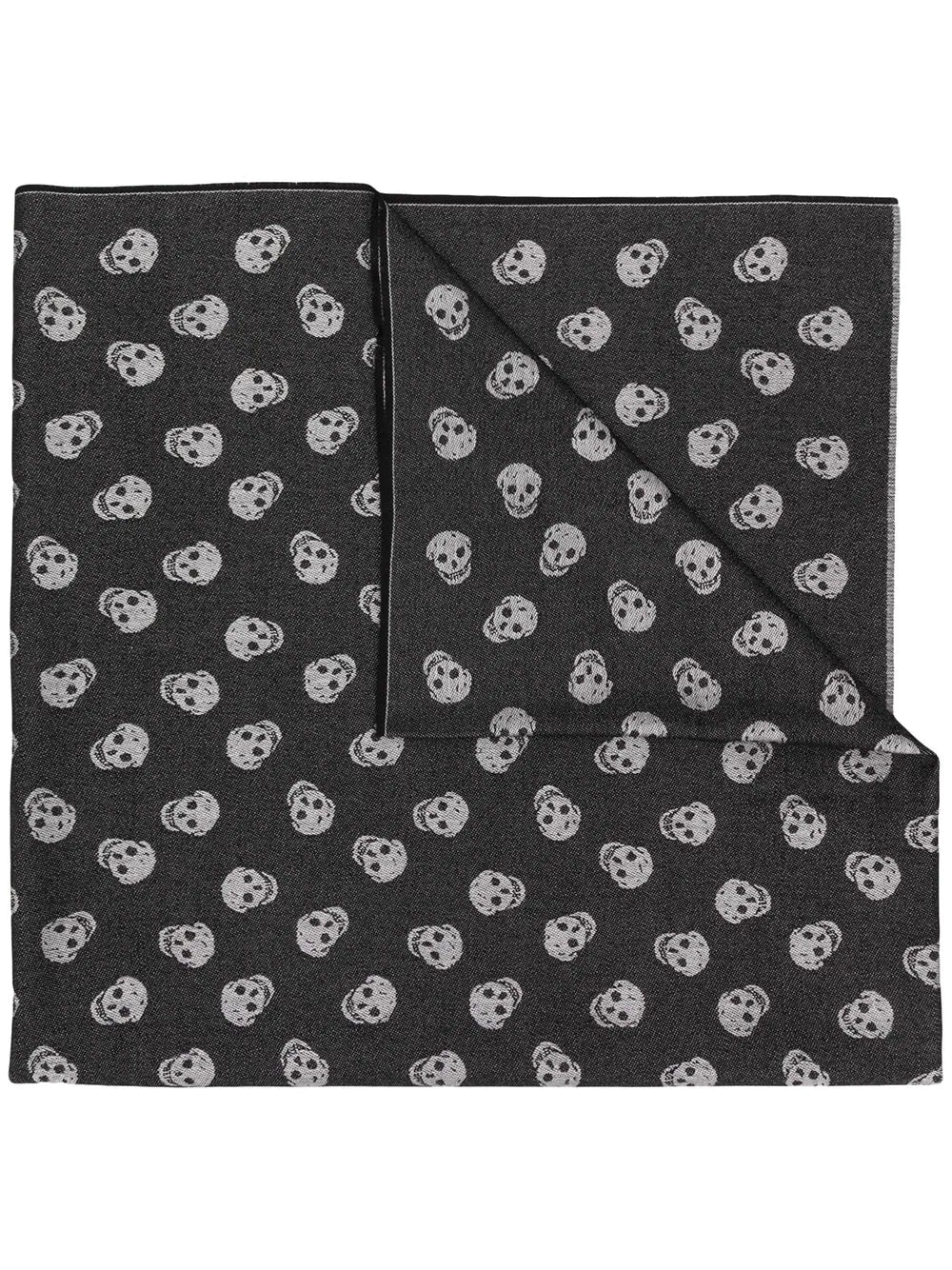 Alexander McQueen skull scarf black/white Maison De Fashion