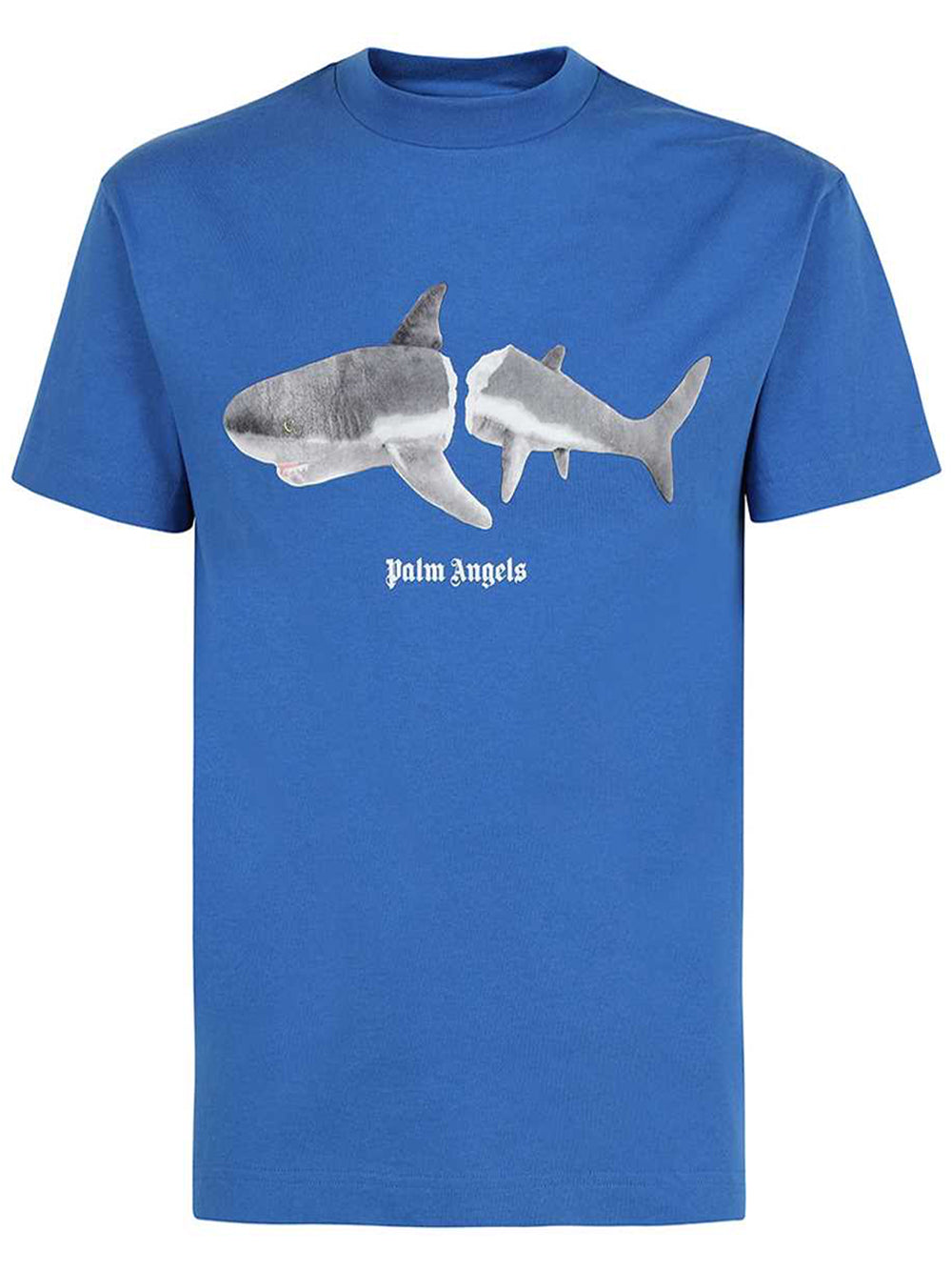PALM ANGELS Shark Classic T-Shirt Blue –