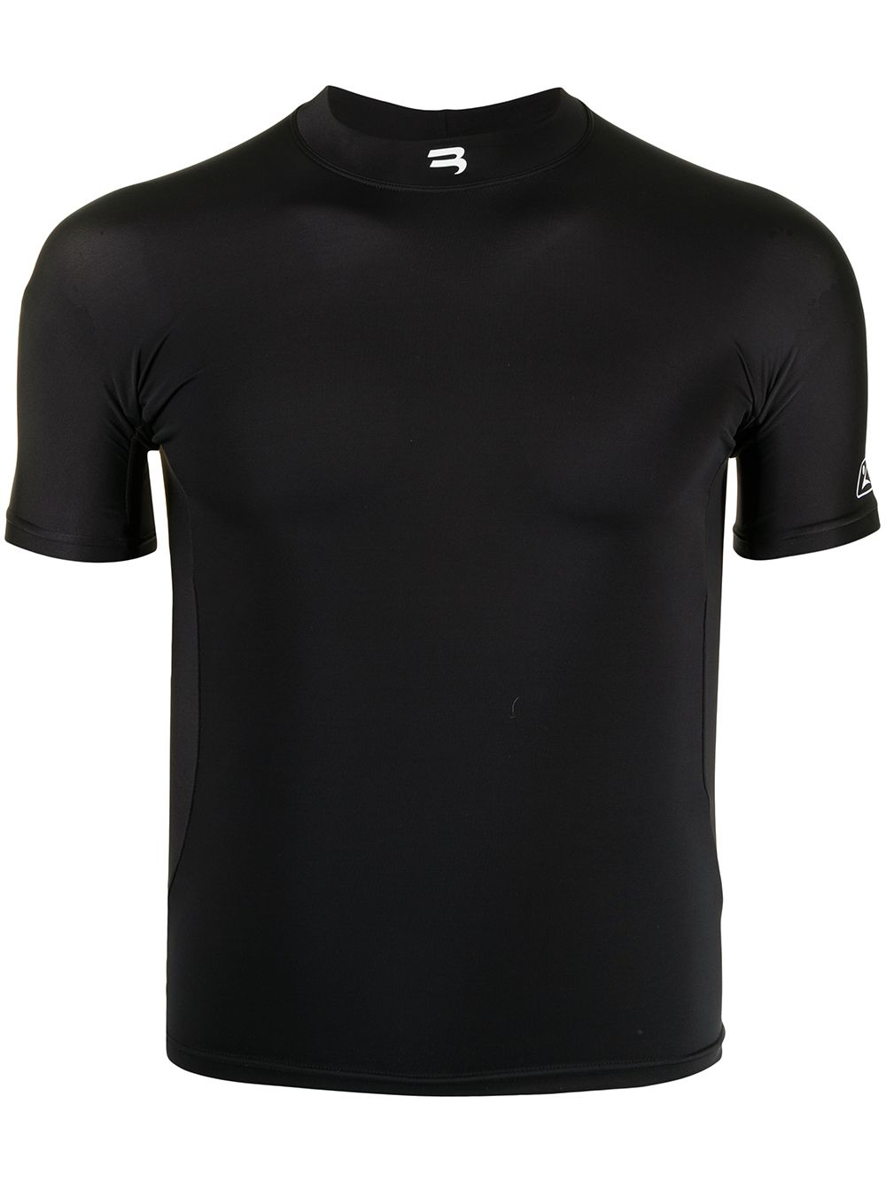 Tシャツ・カットソー Balenciaga Fitted Short-Sleeve Top - Black Balenciaga // Black Fitted Short Sleeve Top – VSP Consignment