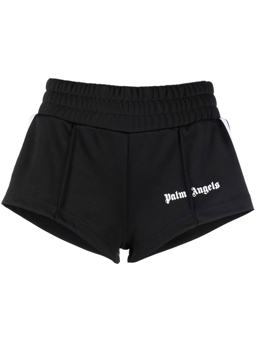 PALM ANGELS WOMEN Track Hot Shorts Black/White – MAISONDEFASHION.COM