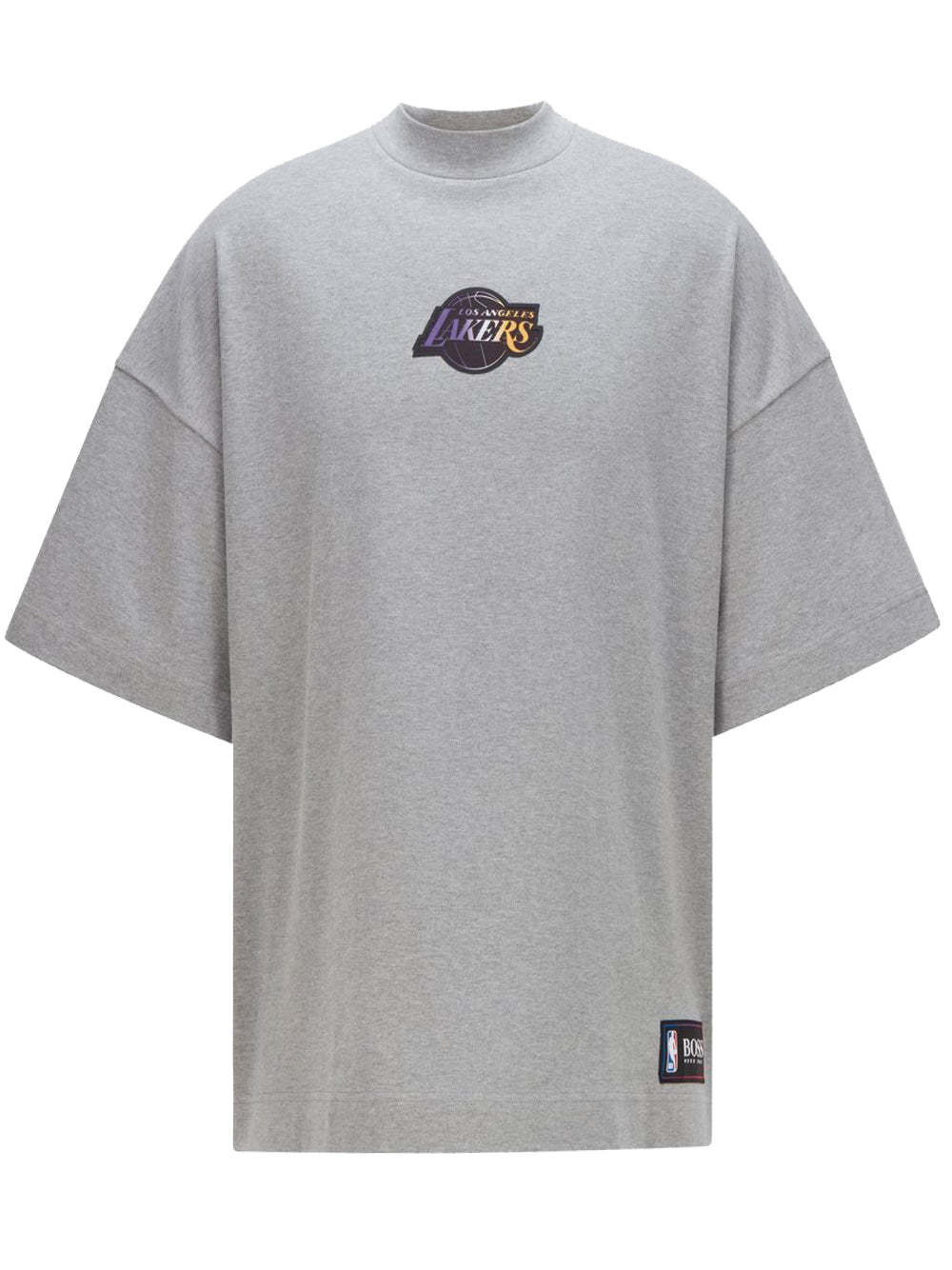 BOSS X NBA Lakers Logo Oversized T-Shirt Grey – MAISONDEFASHION.COM