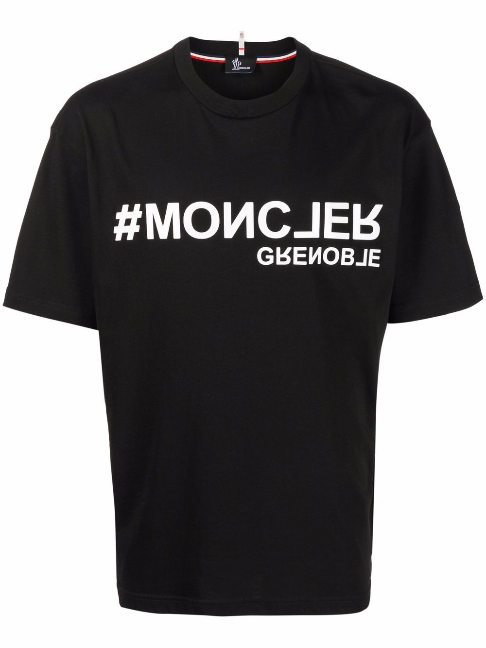 MONCLER GRENOBLE Logo Print T-Shirt Black/White