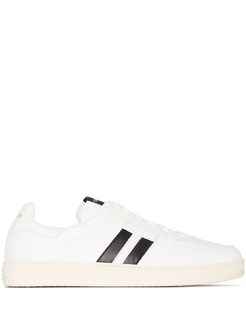 スニーカー TOM FORD WHITE LEATHER WARWICK SNEAKERS WARWICK GRAINED LEATHER SNEAKER | Tom Ford Fashion