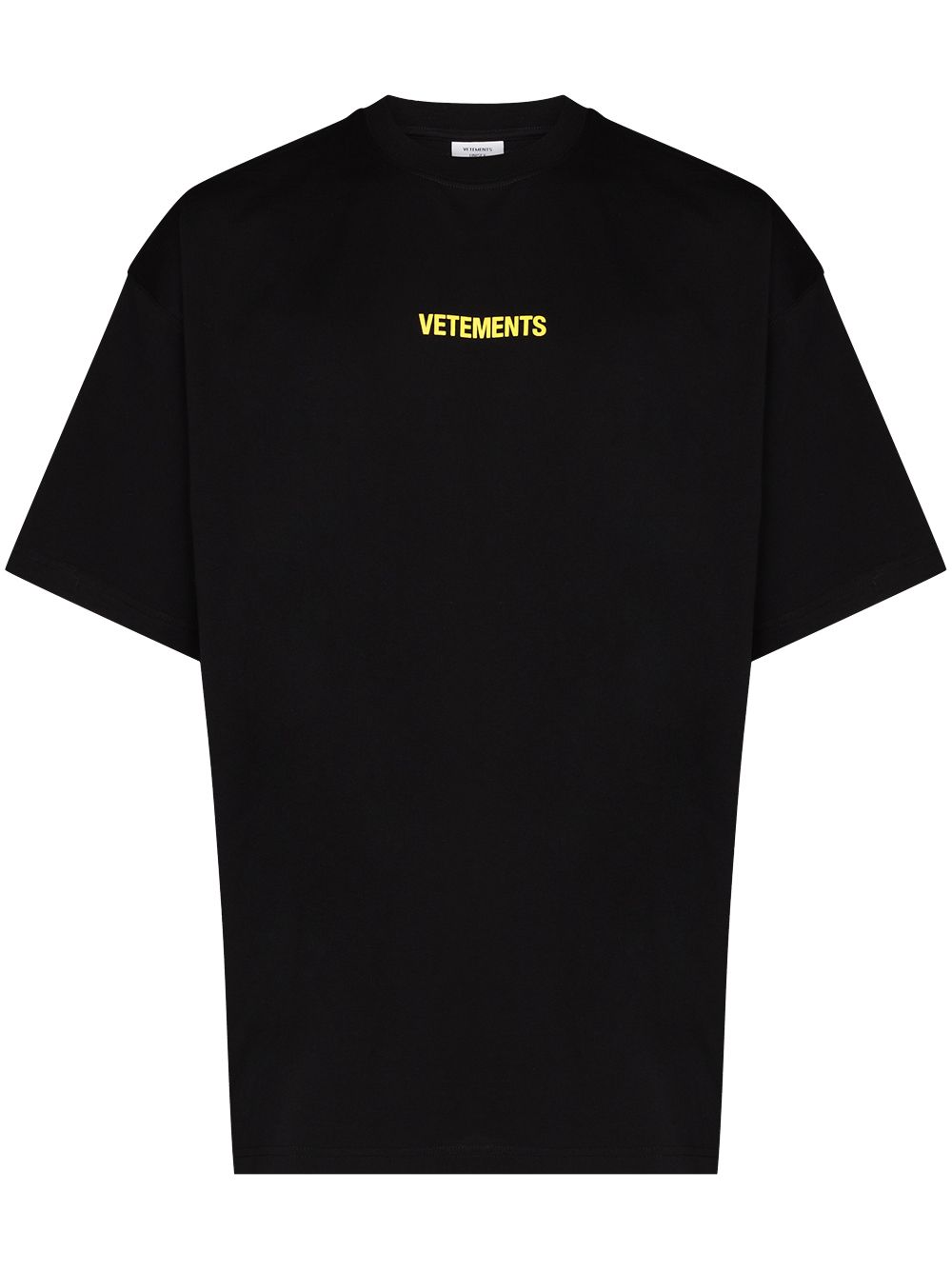 VETEMENTS ロゴ Tシャツ ブラック VETEMENTS Logo T-Shirt Black – MAISONDEFASHION.COM