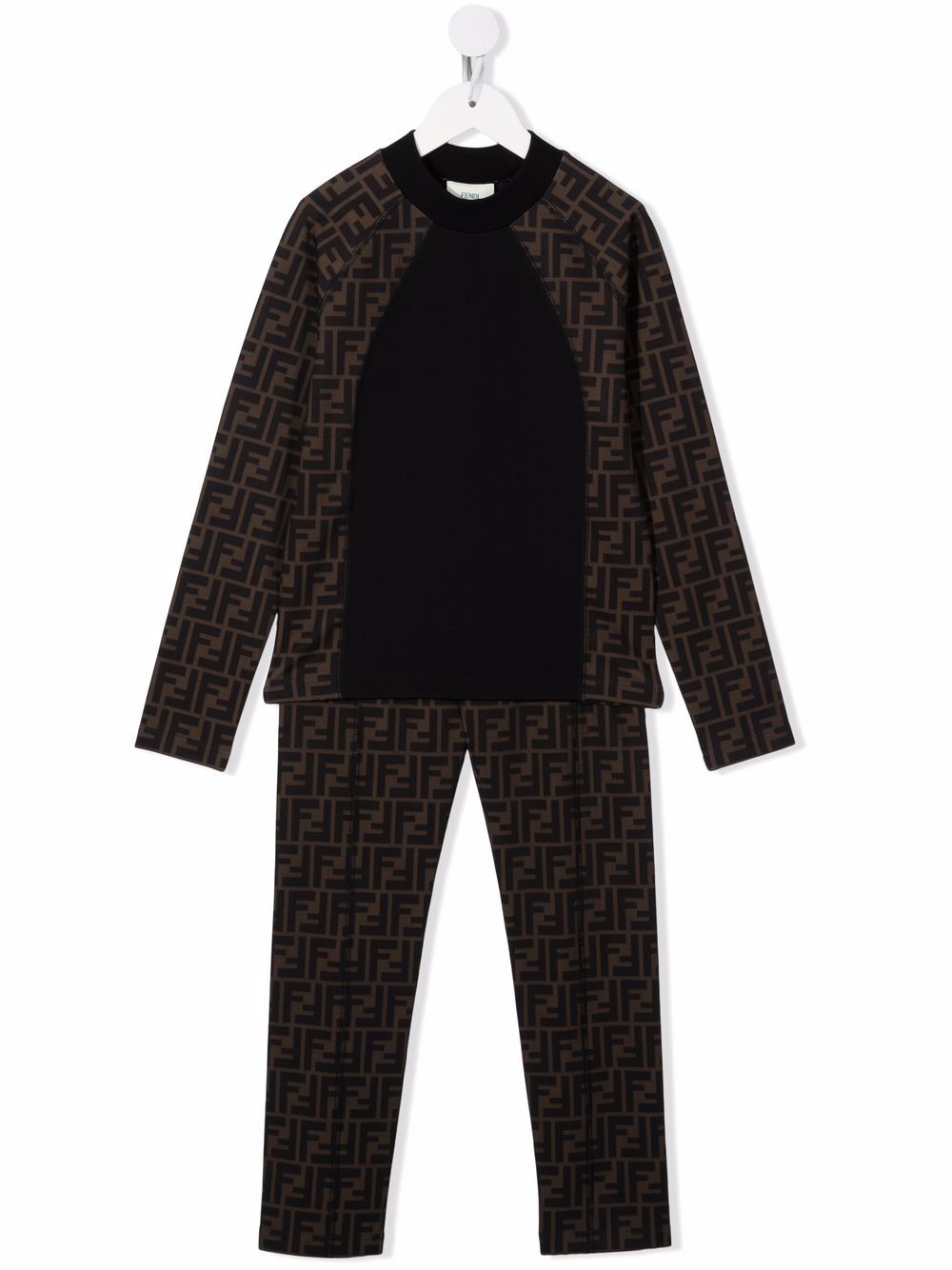 FENDI KIDS FF Logo Tracksuit Set – MAISONDEFASHION.COM
