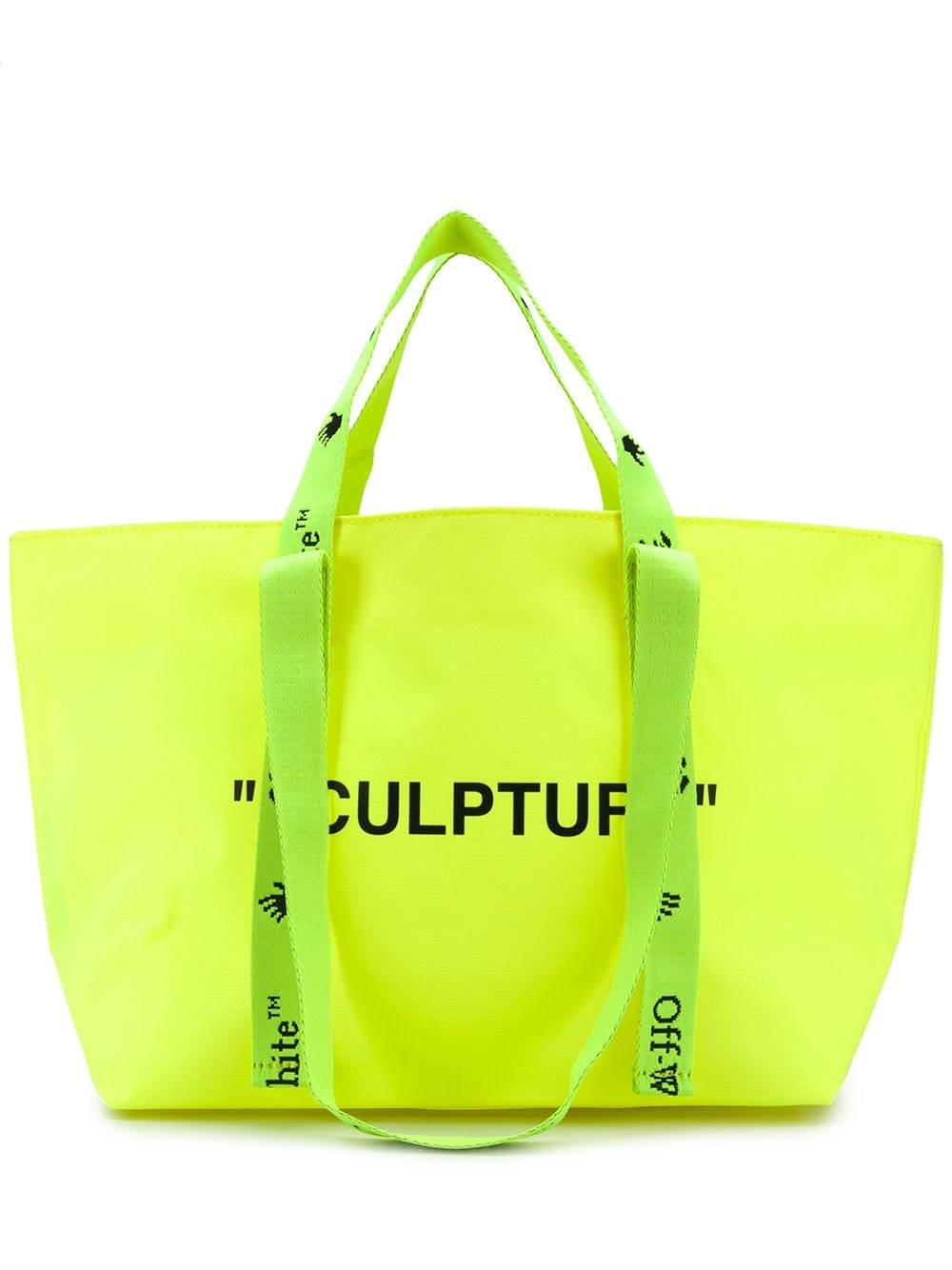 OFF-WHITE Sculpture Tote Bag Fluorescent Yellow –