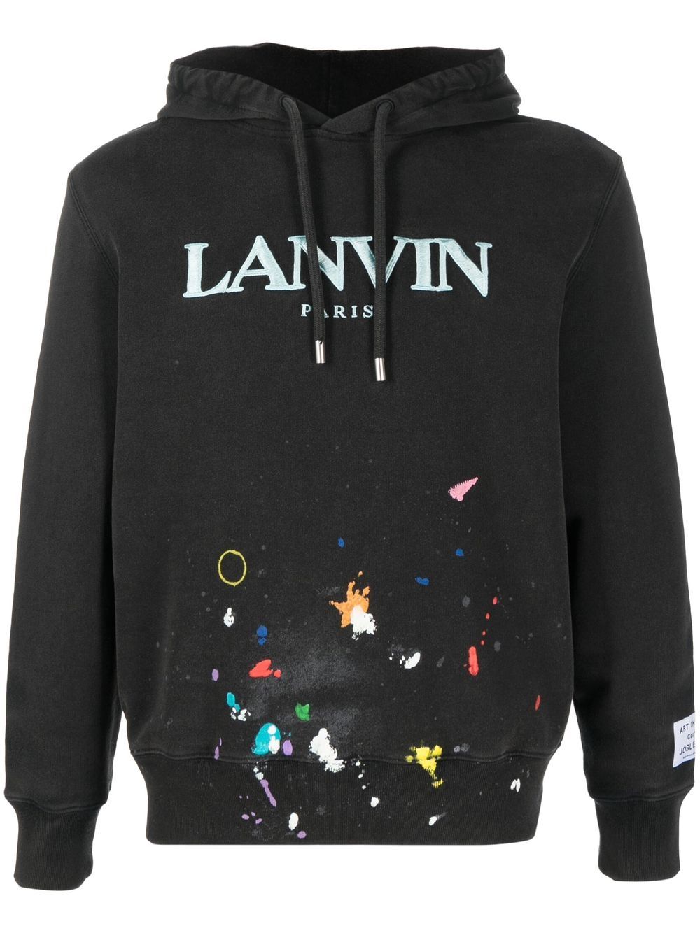 LANVIN X GALLERY DEPT. Hoodie Black - MAISONDEFASHION.COM