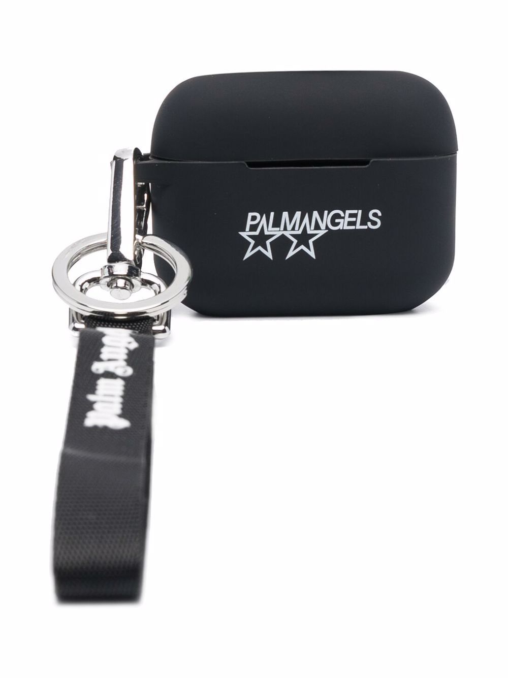 PALM ANGELS Racing Stars AirPods Pro Case Black - MAISONDEFASHION.COM