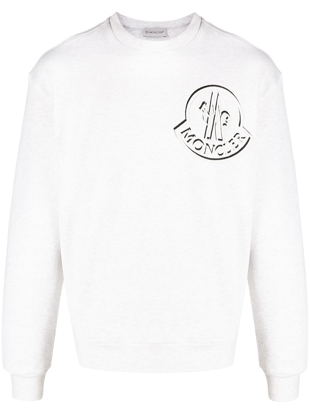 Moncler Logo Print Sweatshirt Grey –
