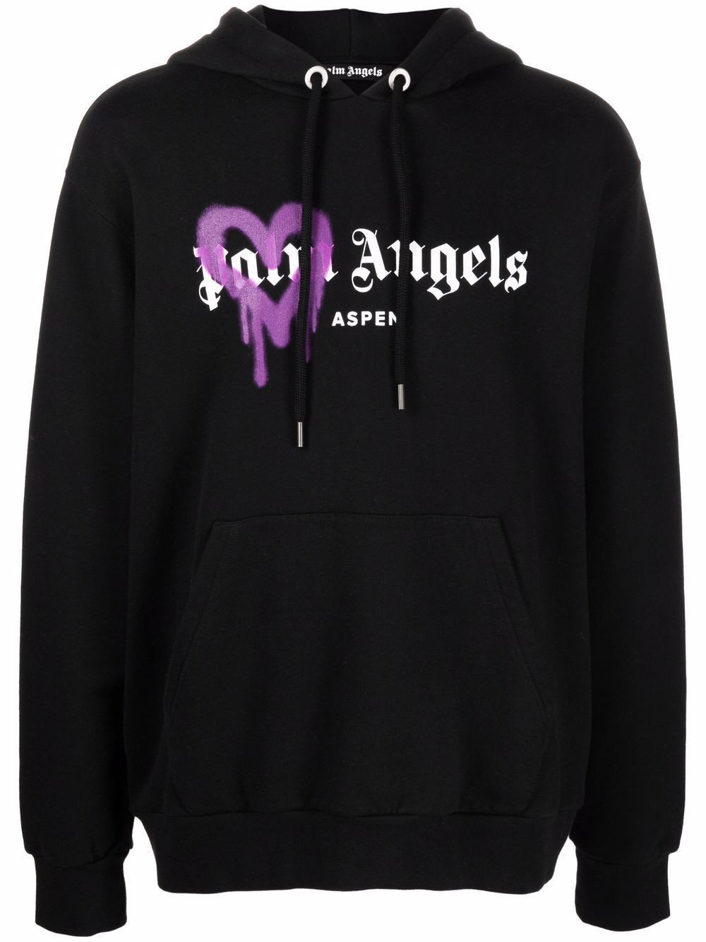 Overlogo Hoodie Pink Palm Angels Hoodie Hoodie Black Palm Angels