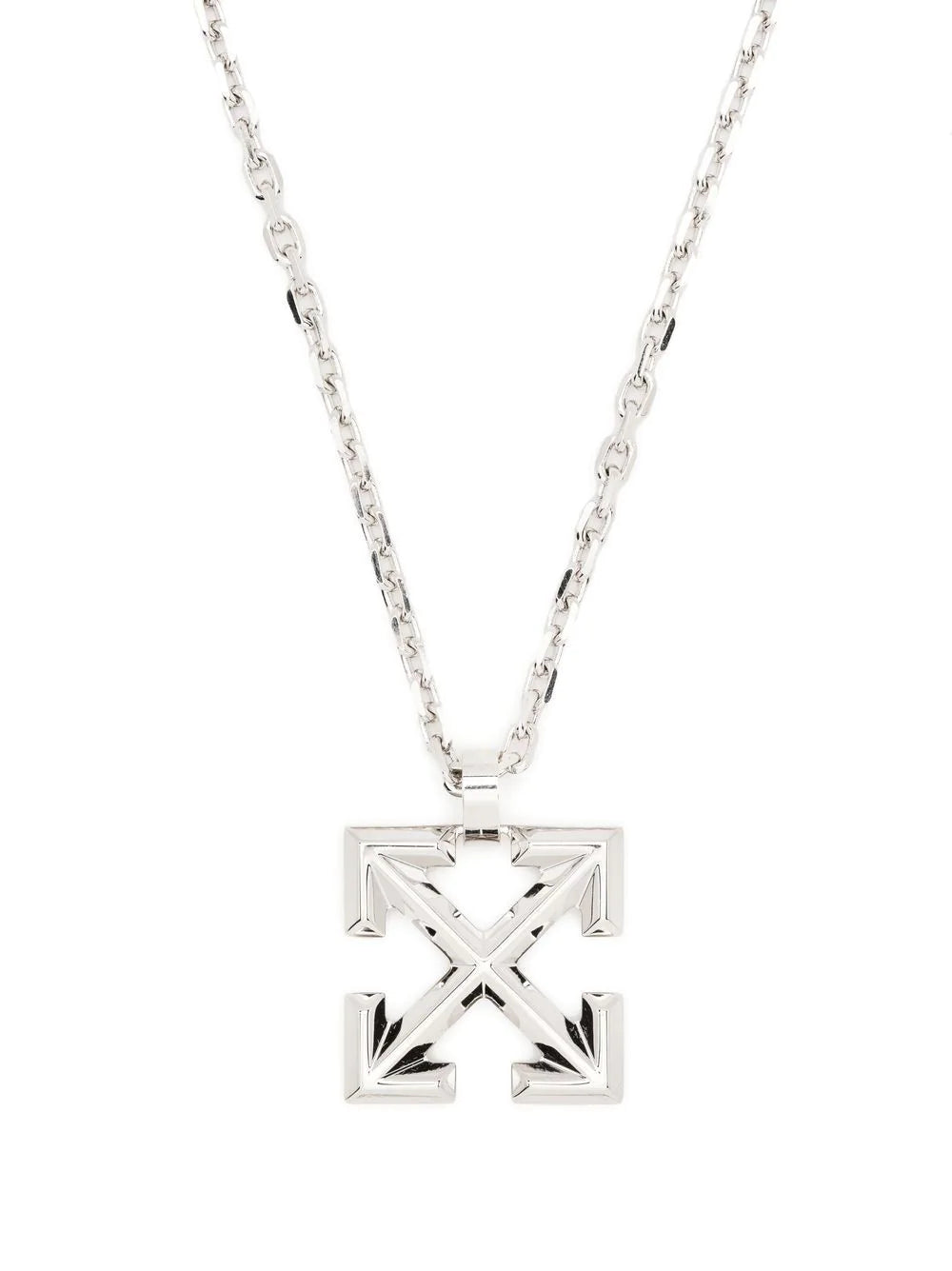 値段交渉可　off-white Arrow Chain Necklace OFF-WHITE Arrow Chain Necklace Silver – MAISONDEFASHION.COM