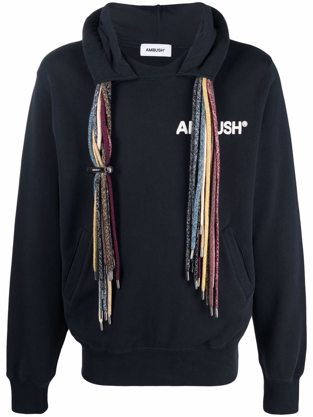 AMBUSH Logo Multicord Hoodie Navy – MAISONDEFASHION.COM