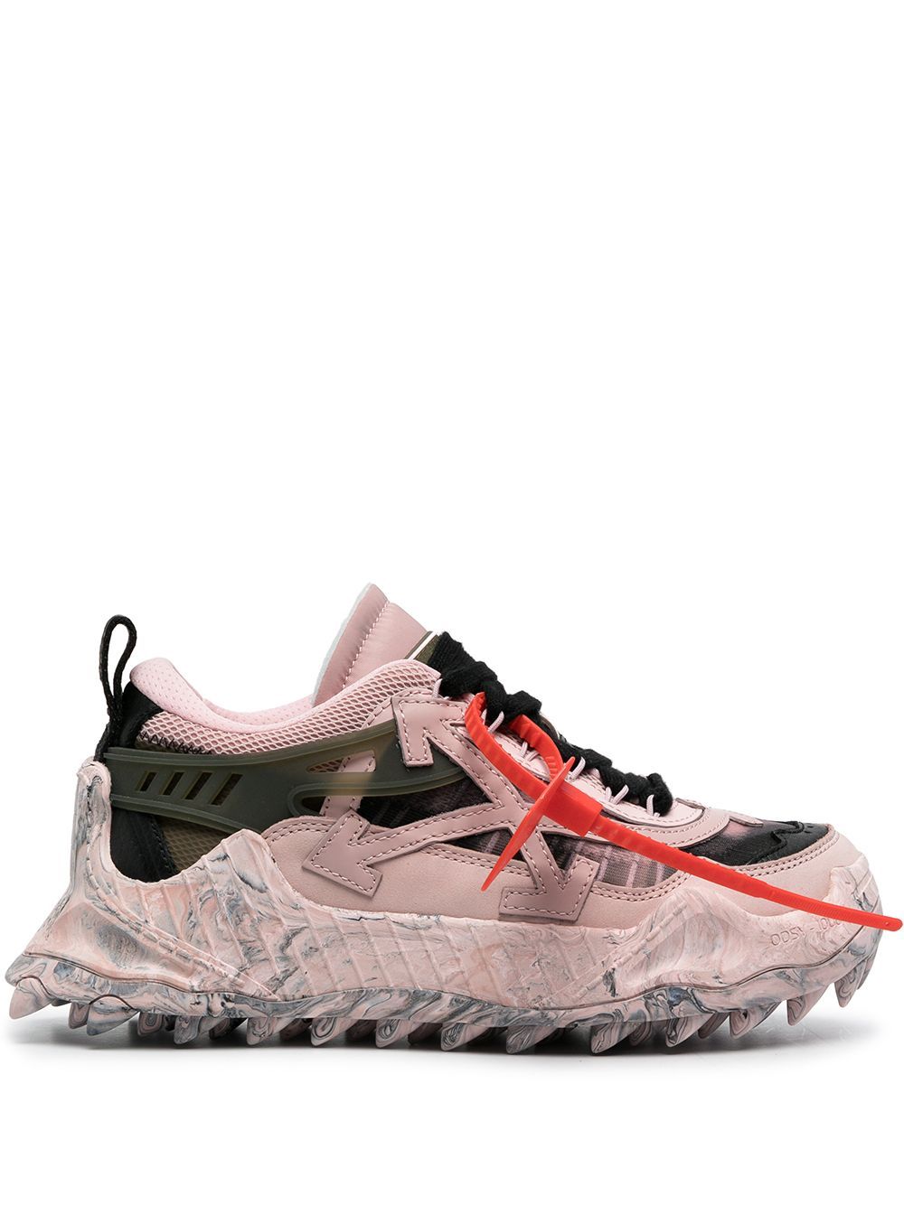 OFF-WHITE WOMEN Odsy-1000 Sneakers Pink/Black - MAISONDEFASHION.COM