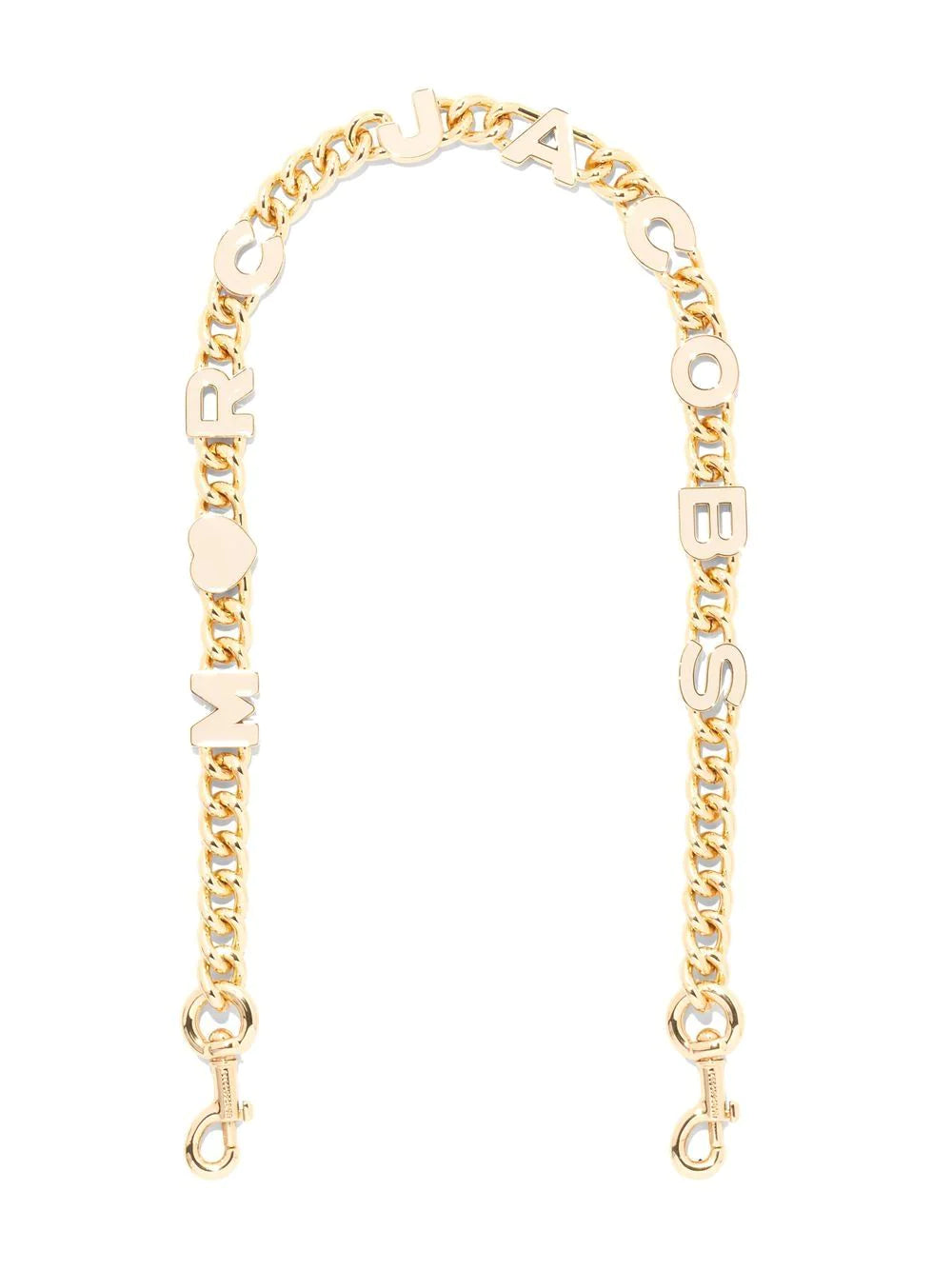 【Marc Jacobs】The Heart Charm Chain ショルダーストラップ MARC JACOBS WOMEN The Heart Charm Shoulder Chain Strap Gold