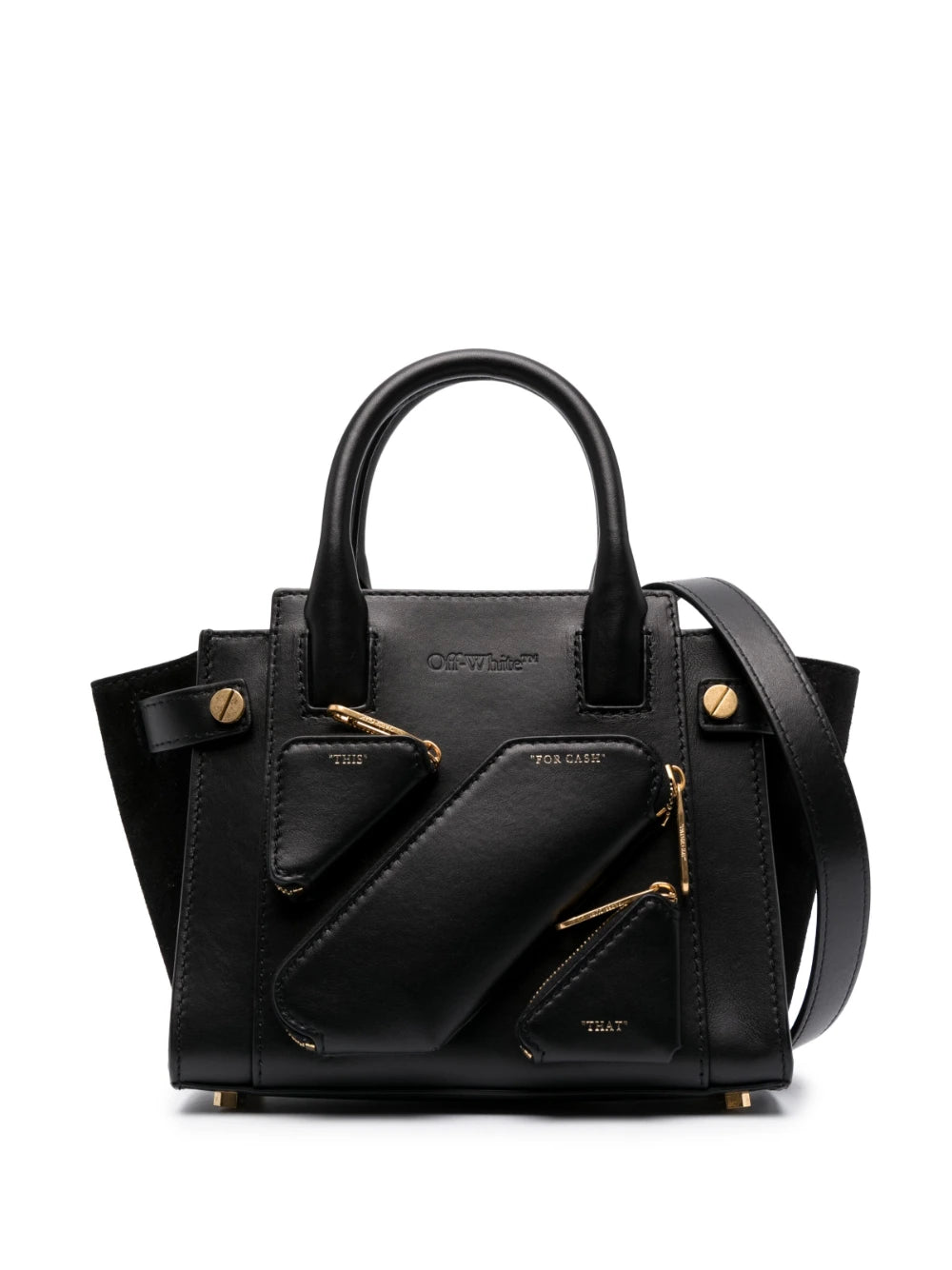 ショルダーバッグ・ポシェット Off-White Woman Shoulder bag Black OWNM040F23LEA001 1000 OFF-WHITE WOMEN Small City Tote Shoulder Bag Black
