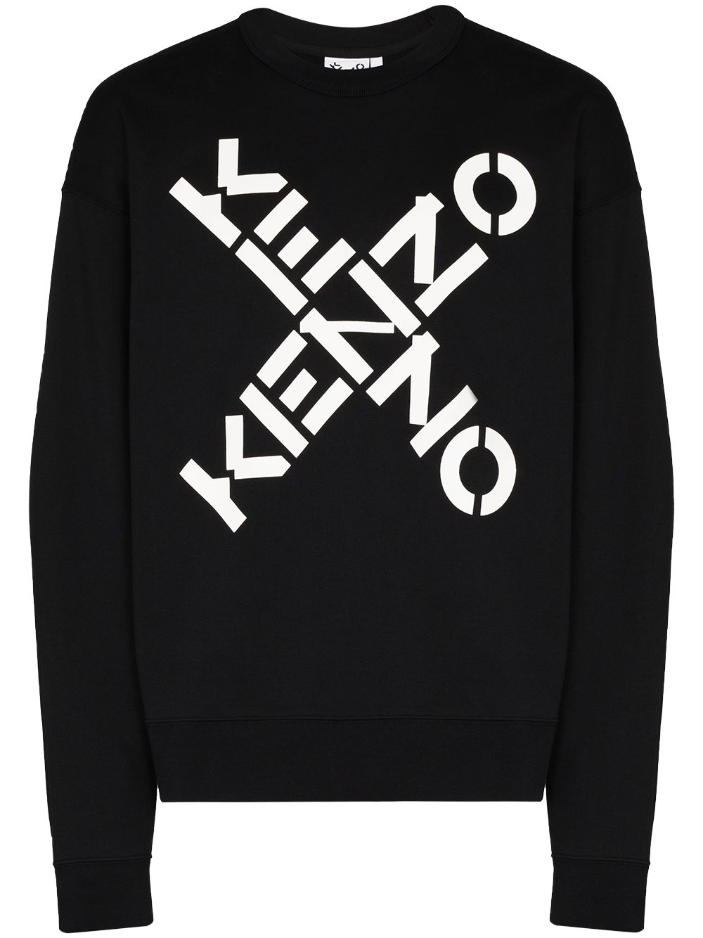 KENZO Cross Logo Sweatshirt Black –