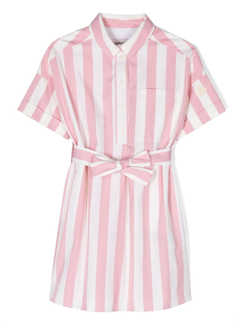 moncler pink dress Moncler - Candy Pink Piqu Polo Mini Dress