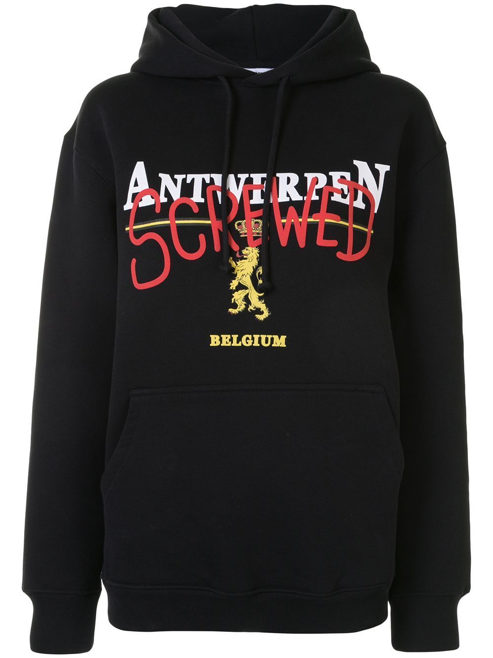 VETEMENTS Antwerp Screwed Hoodie Black – MAISONDEFASHION.COM