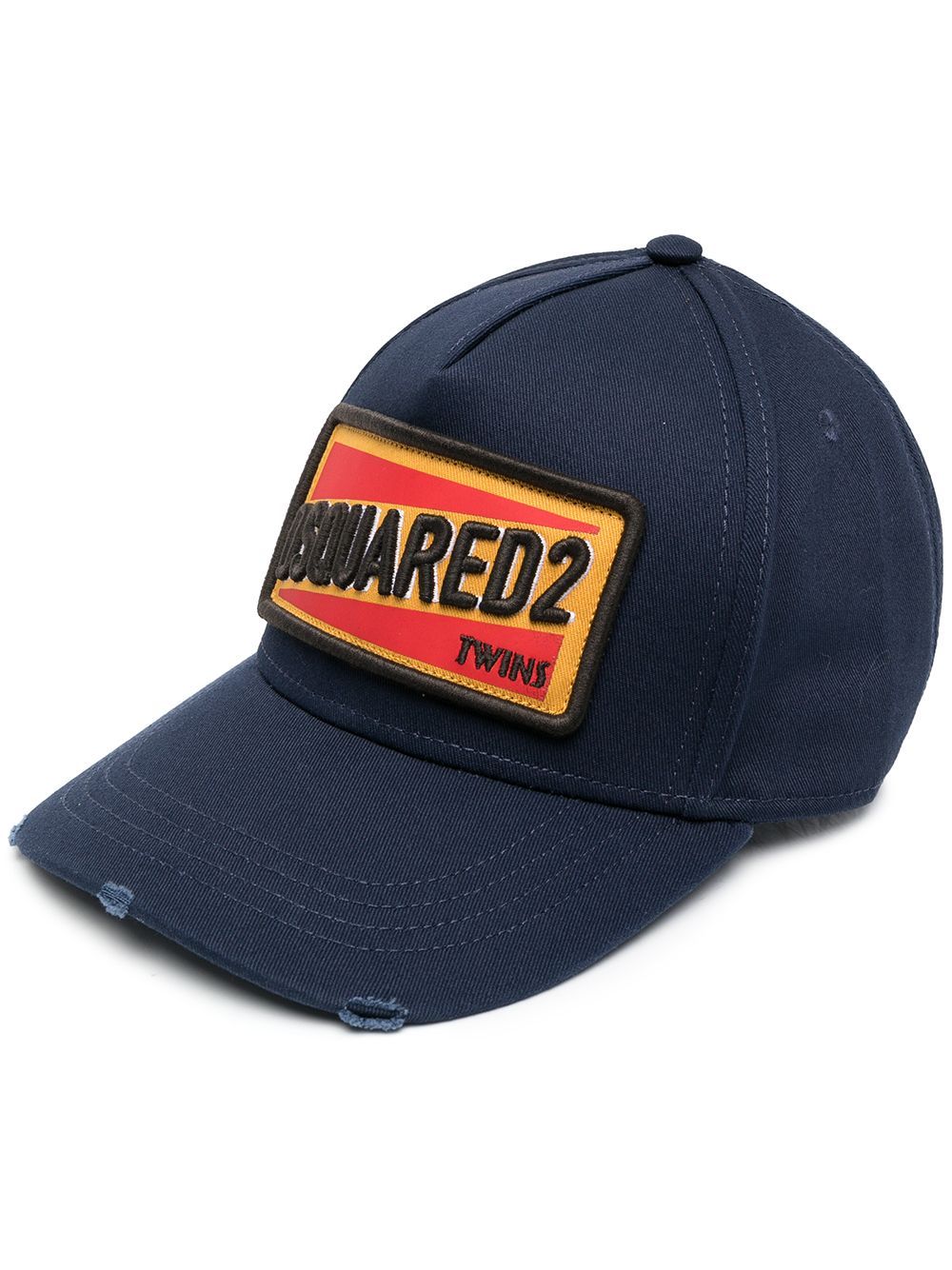 DSQUARED2 Box Logo Cap Navy – MAISONDEFASHION.COM