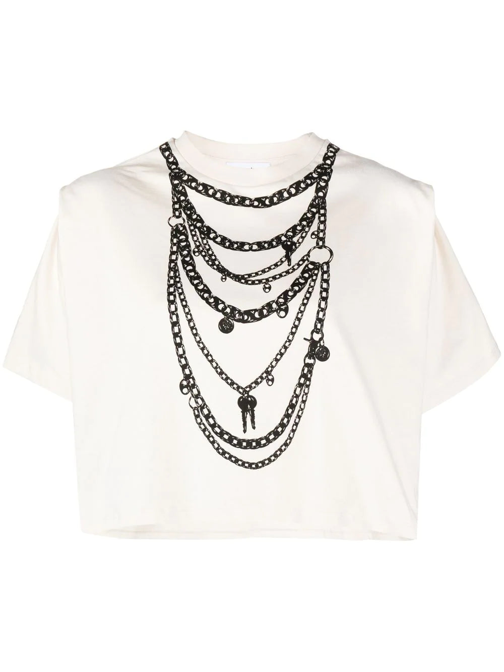 Tシャツ・カットソー Rabanne Chain T-shirt Rabanne logo-print t-shirt | Pink | FARFETCH