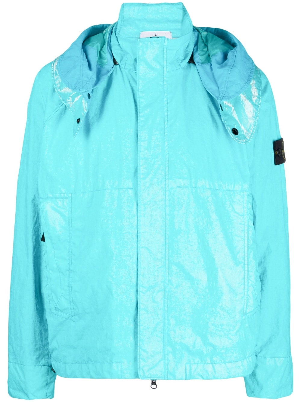 STONE ISLAND Membrana Lightweight Jacket Blue –