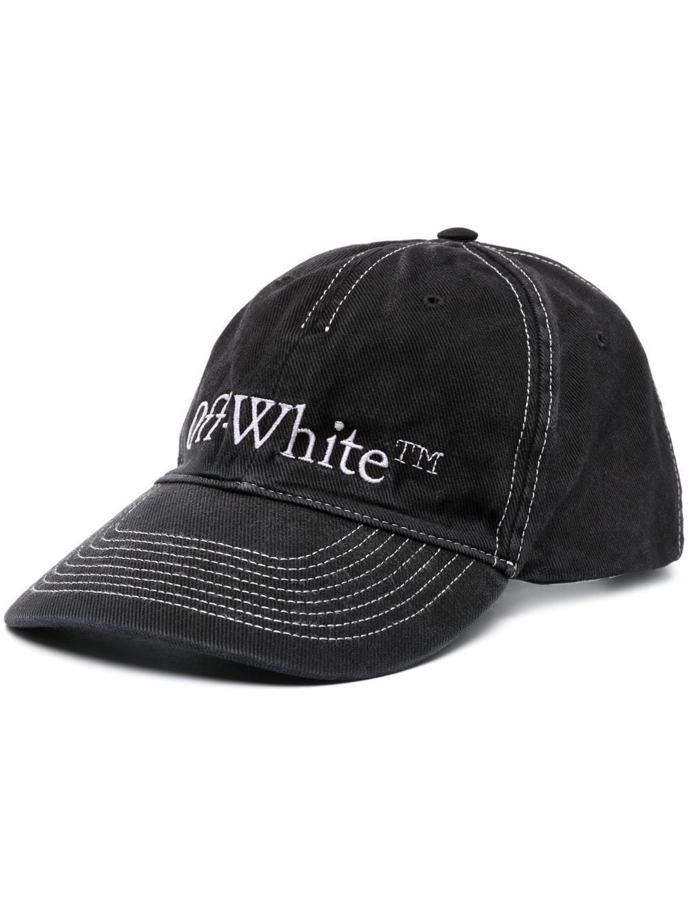 OFF-WHITE Bookish Baseball Cap Black/White – MAISONDEFASHION.COM