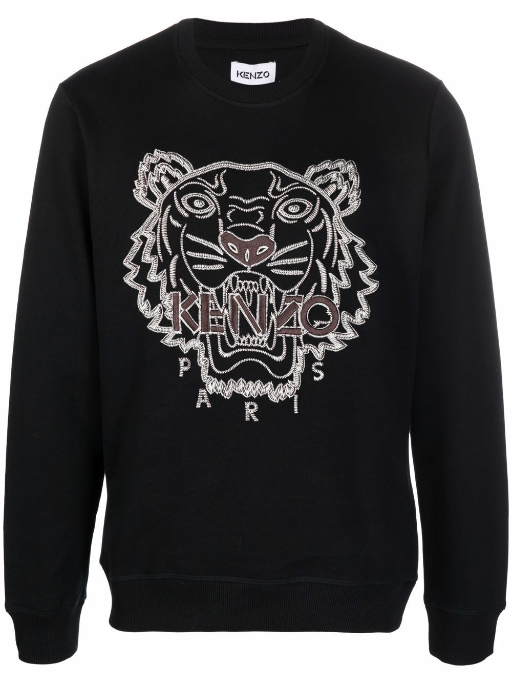 KENZO Embroidered Tiger Sweatshirt Black – - Main Image