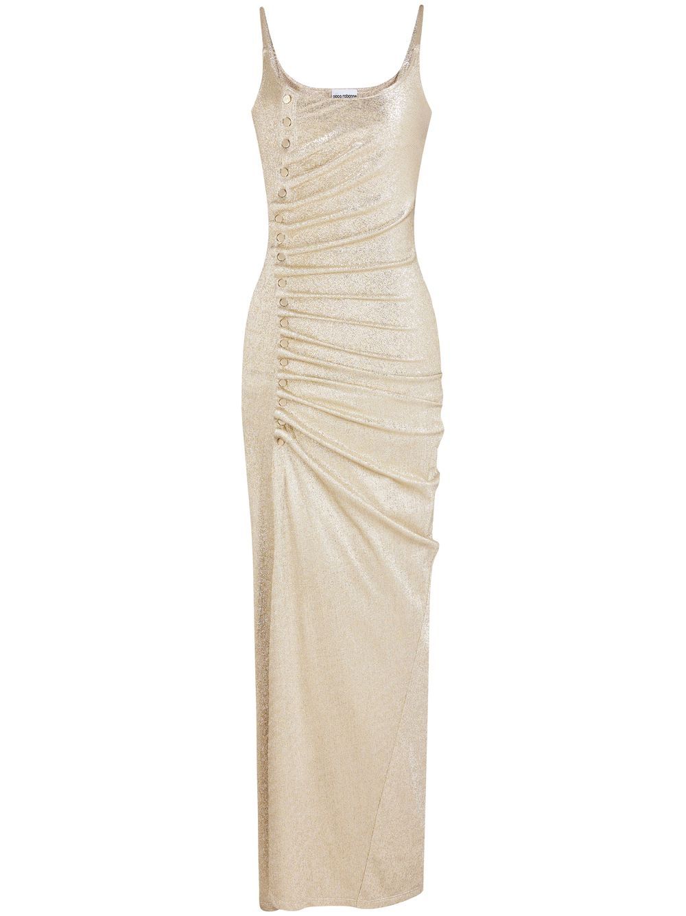PACO RABANNE WOMEN Long Metallic Strap Dress Gold – MAISONDEFASHION.COM
