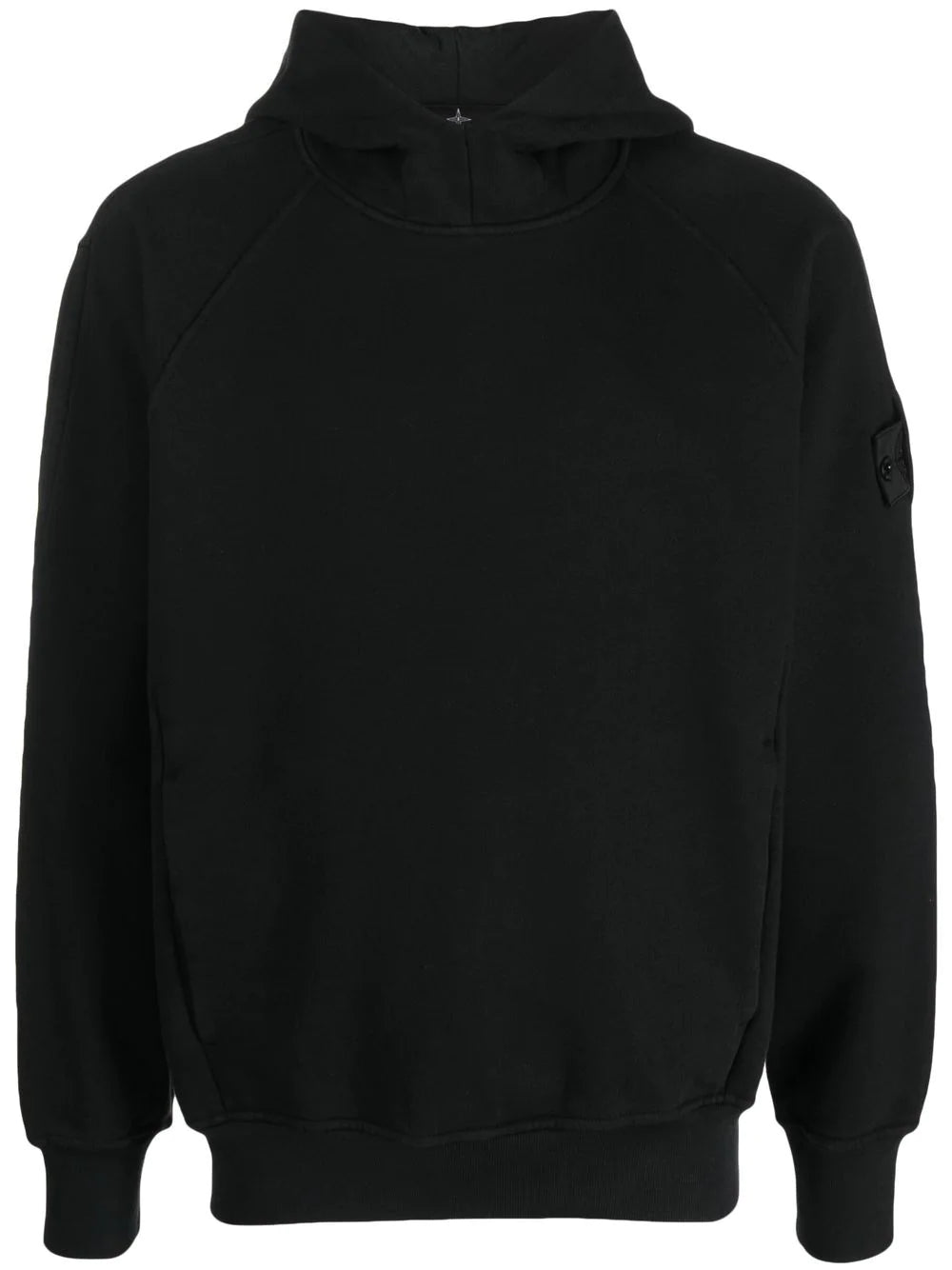 STONE ISLAND SHADOW PROJECT Embroidery Cotton Fleece Hoodie Black