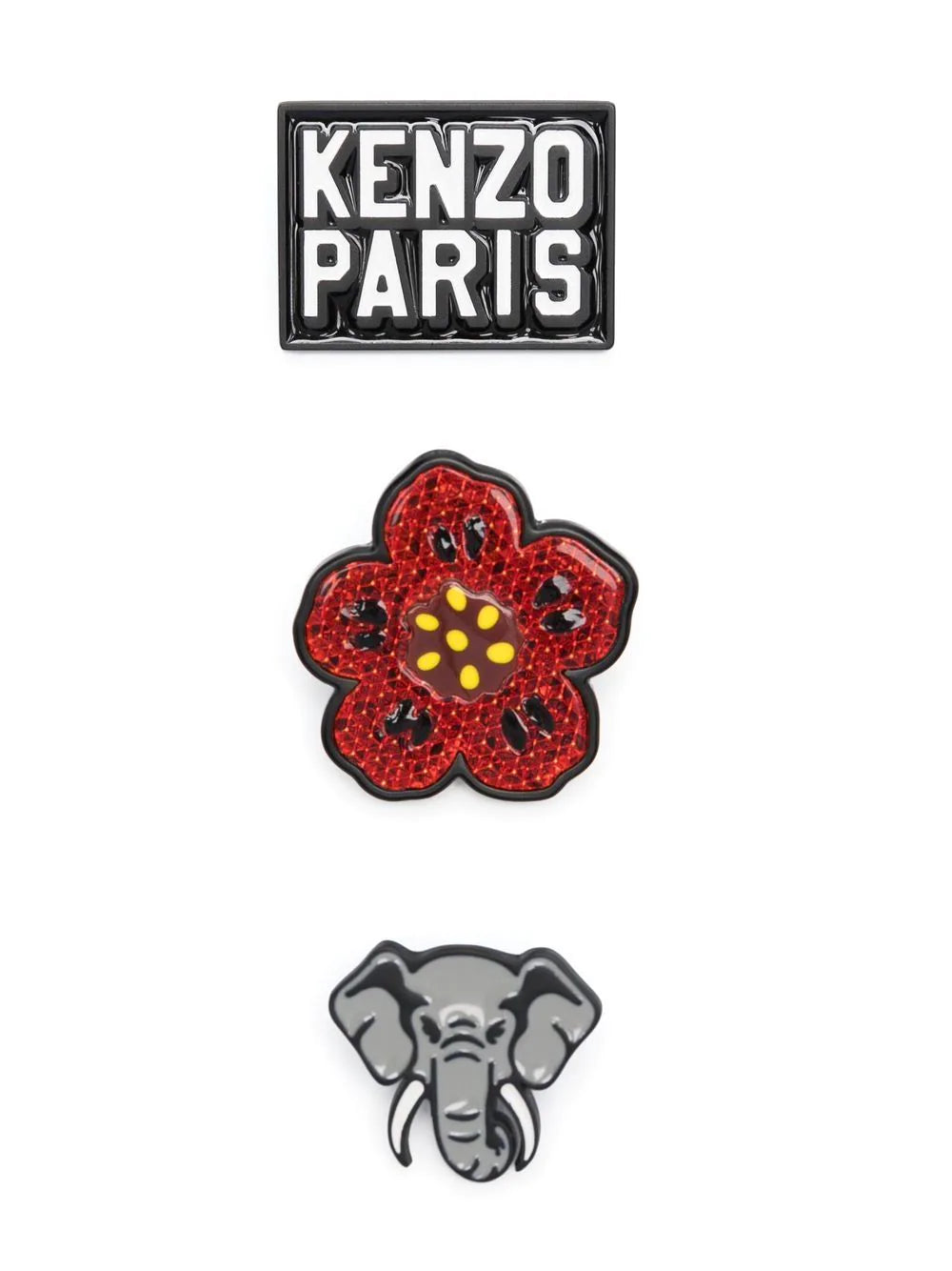 【送料&関税込】Kenzo Set Of 3 Pins Kenzo Set Of 3 Pins Kenzo