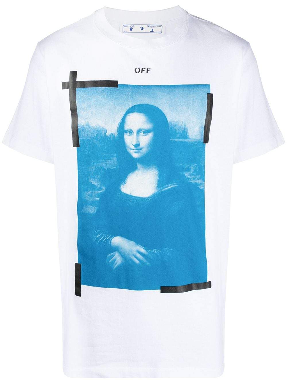off white mona lisa blue
