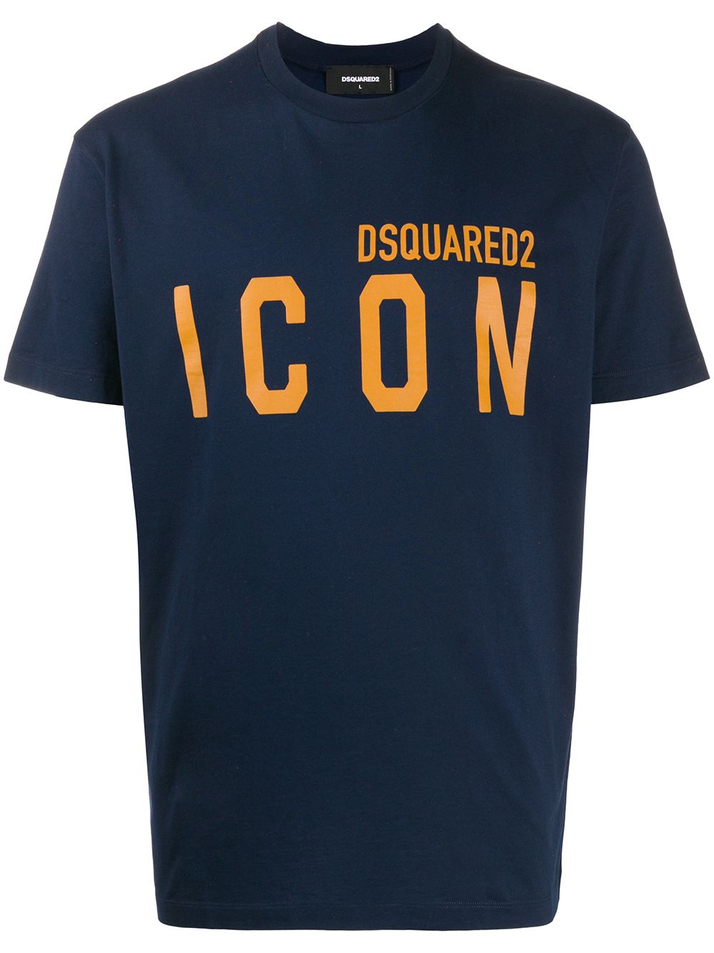 DSQUARED2 Icon logo T-Shirt Navy/Gold Maison De Fashion