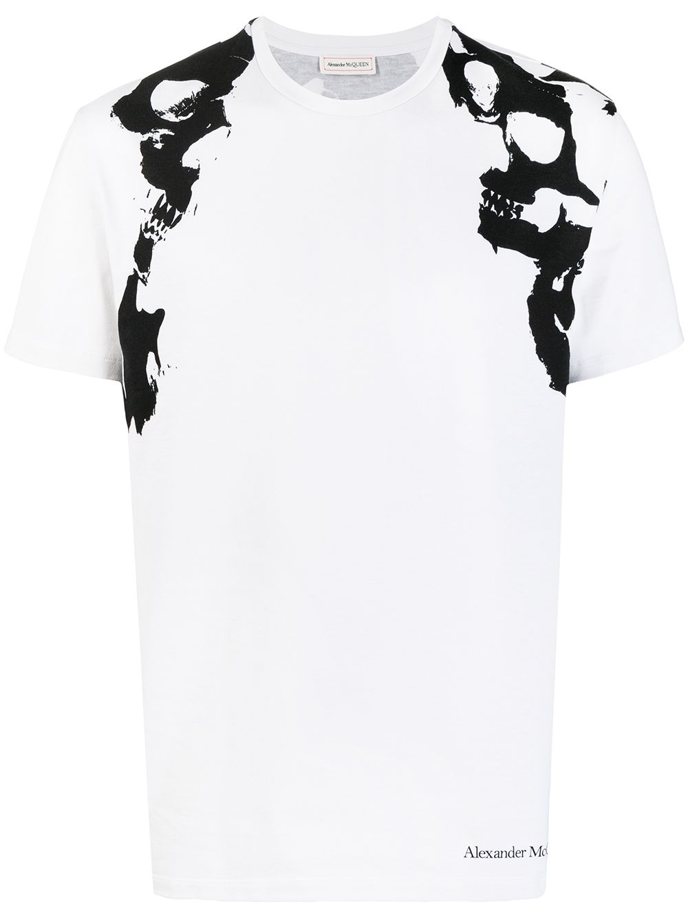 ALEXANDER MCQUEEN Harness Print T-Shirt White