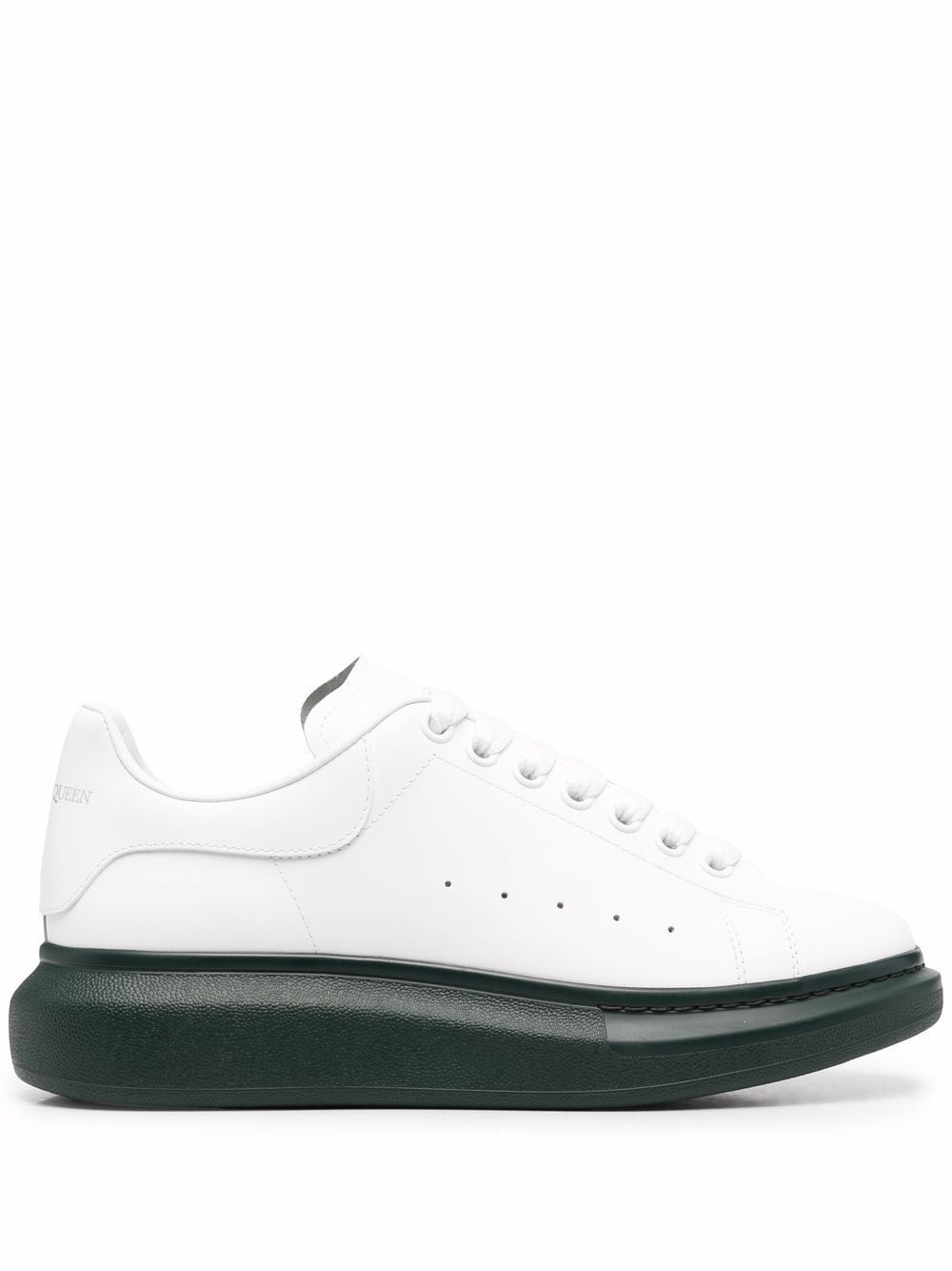 ALEXANDER MCQUEEN Oversized Sneakers White/Dark Green - MAISONDEFASHION.COM
