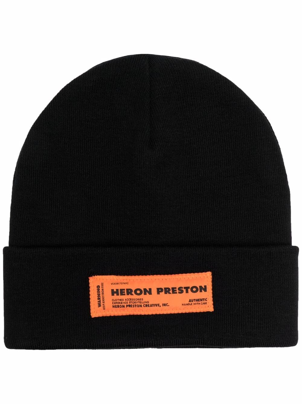 アツシさん用　  HERON PRESTON Beanie Heron Preston Black Logo Patch Beanie Heron Preston
