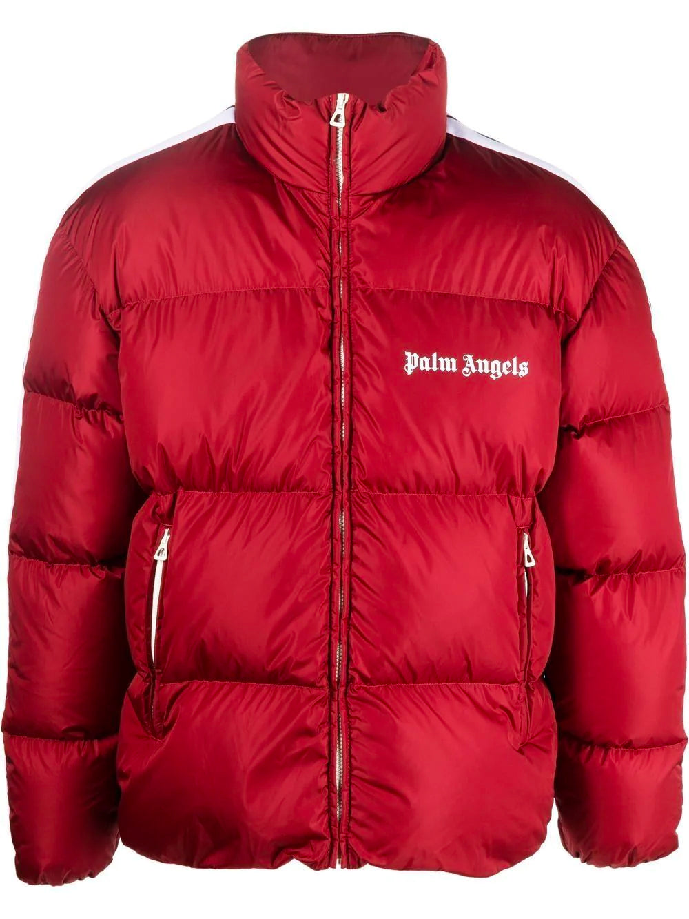 PALM ANGELS Classic Track Down Jacket Red/White – MAISONDEFASHION.COM
