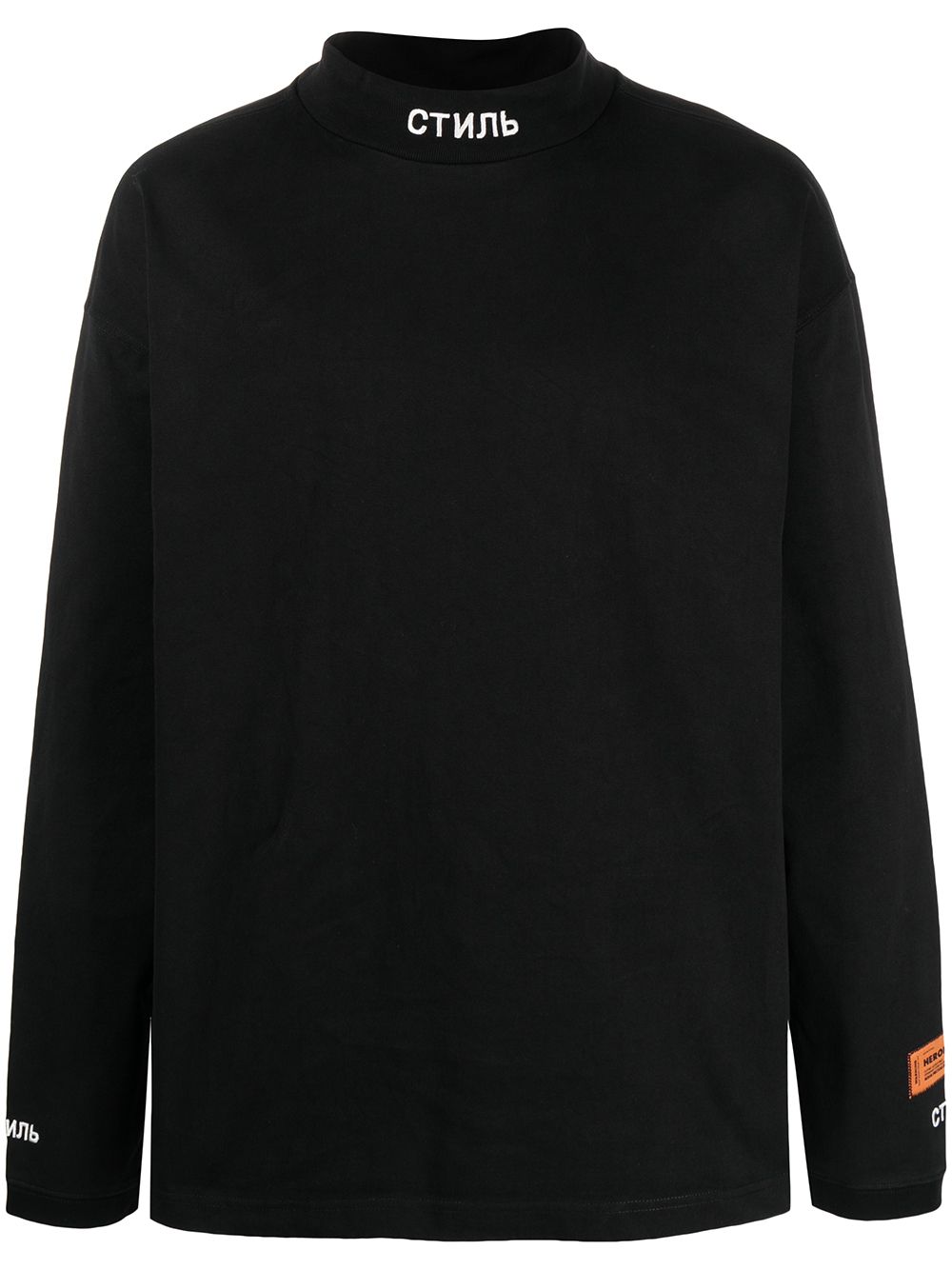 Long Sleeve Ctnmb Turtleneck Heron Preston CTNMb Turtleneck Black –