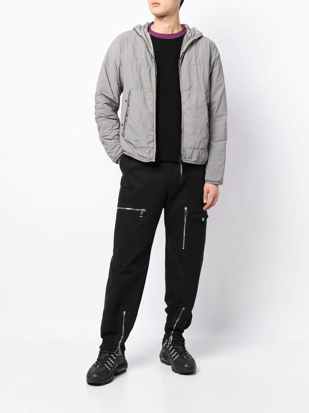g.d.p. goggle jacket C.P. COMPANY G.D.P Goggle Hooded Jacket Grey