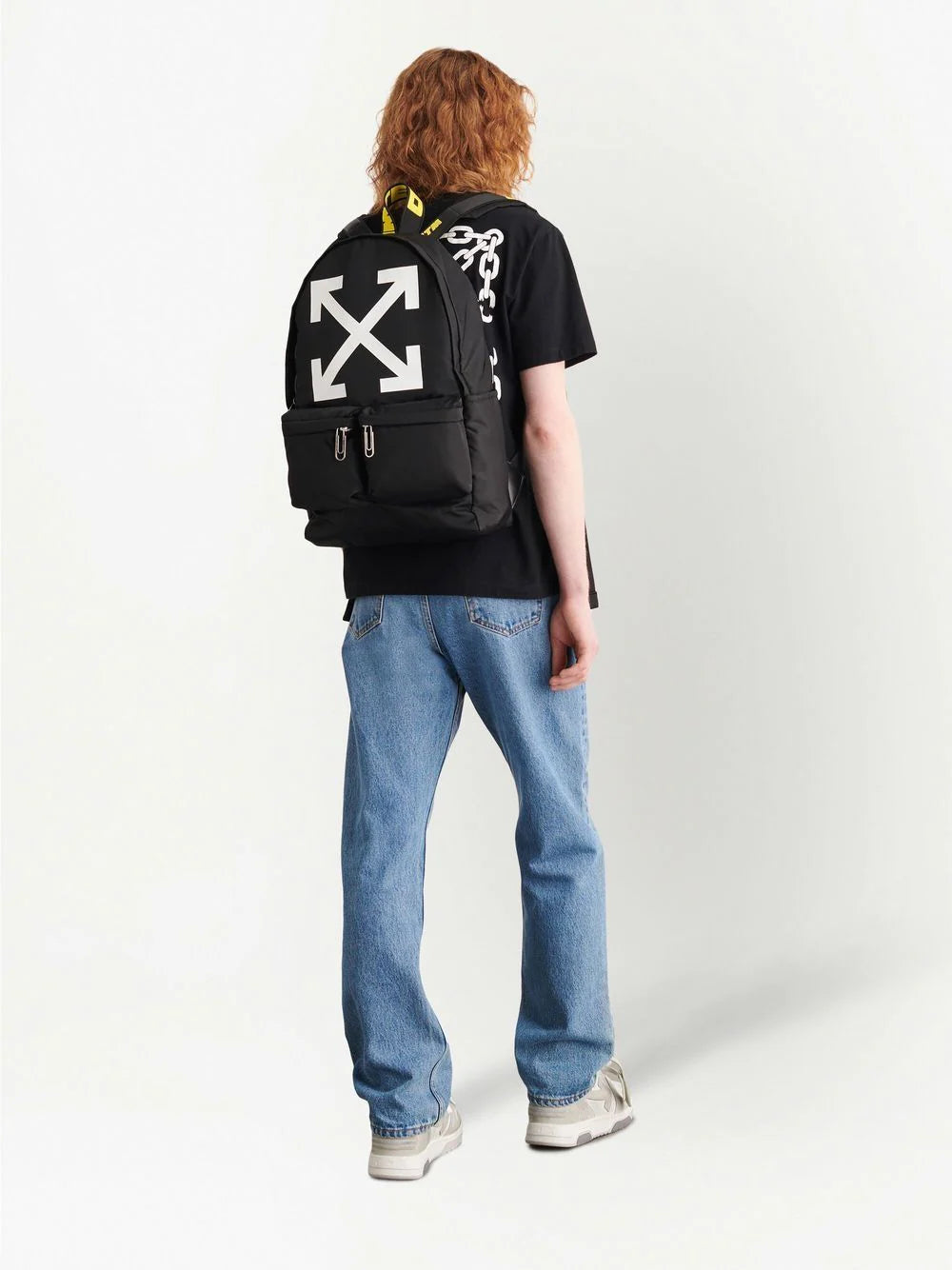 OFF-WHITE Arrow Nylon Backpack Black/White – MAISONDEFASHION.COM