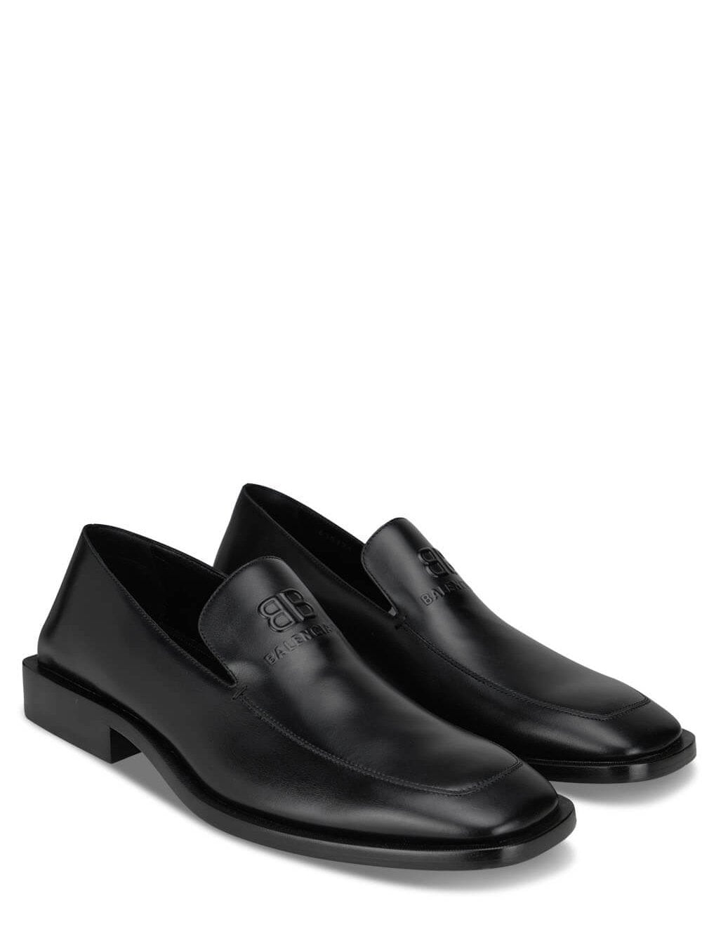 BALENCIAGA Coin Rim Loafers Black – MAISONDEFASHION.COM display picture 1
