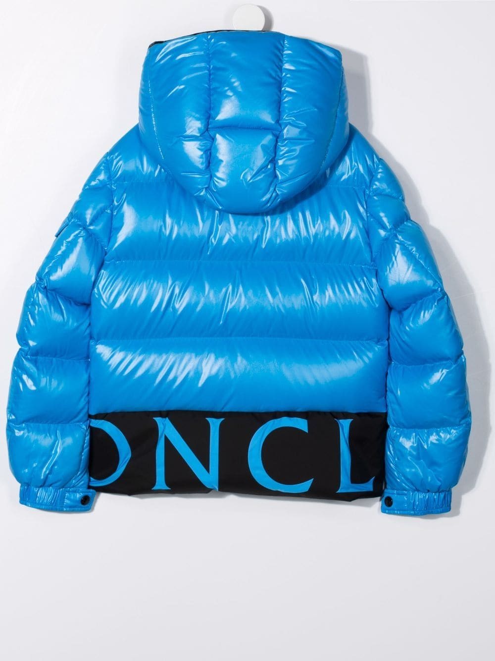 MONCLER KIDS Pervin logo-trim padded jacket Blue – MAISONDEFASHION.COM