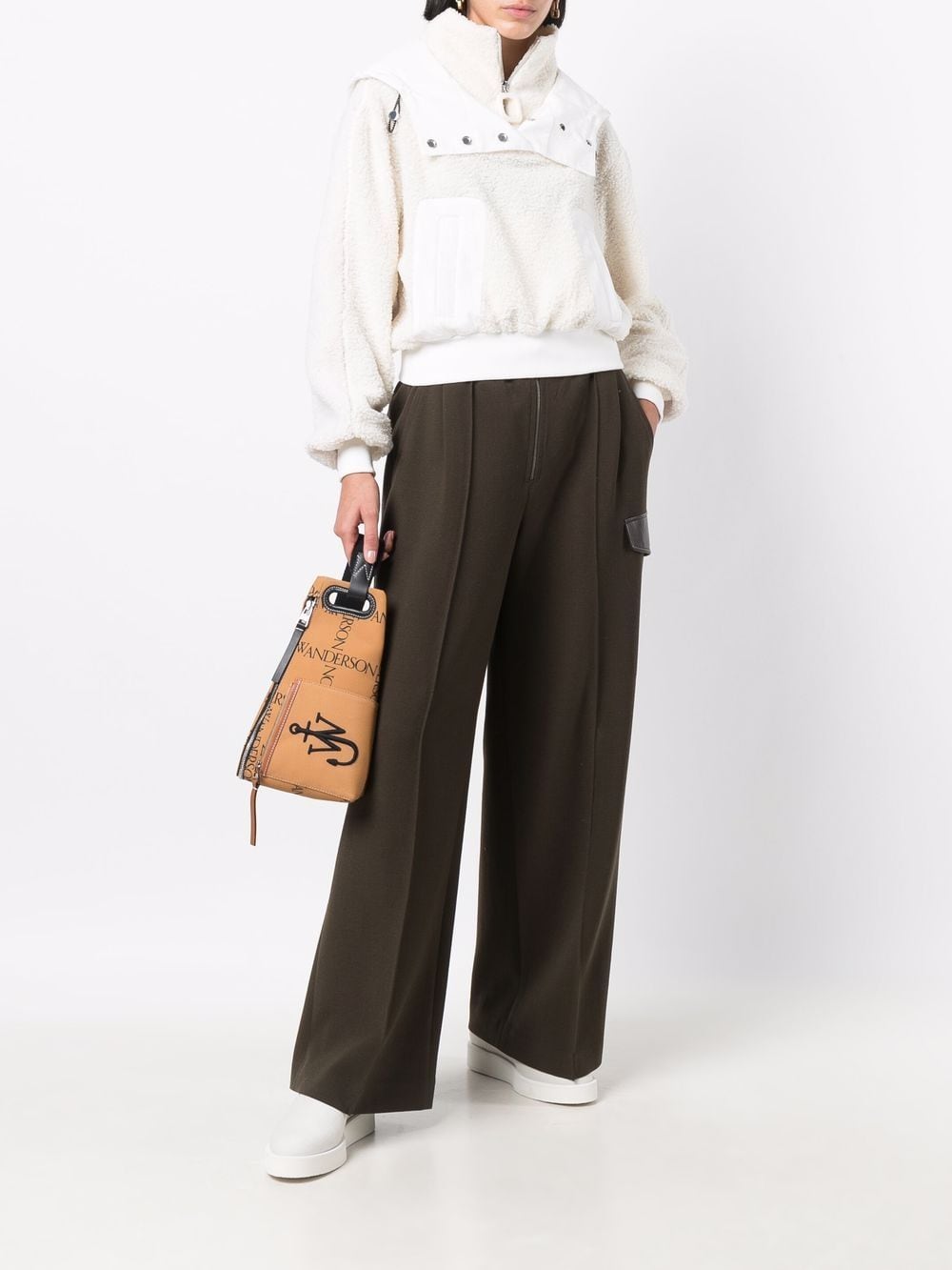 JW ANDERSON Anchor Logo Crossbody Bag Brown – MAISONDEFASHION.COM