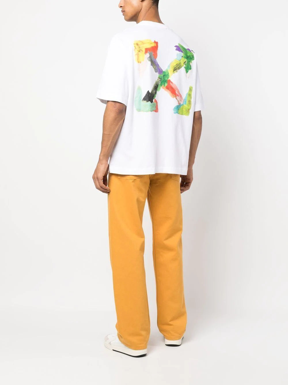 OFF-WHITE BRUSH ARR OVER SKATE 半袖Tシャツ OFF-WHITE BRUSH ARR OVER SKATE 半袖Tシャツ OFF-WHITE BRUSH ARR