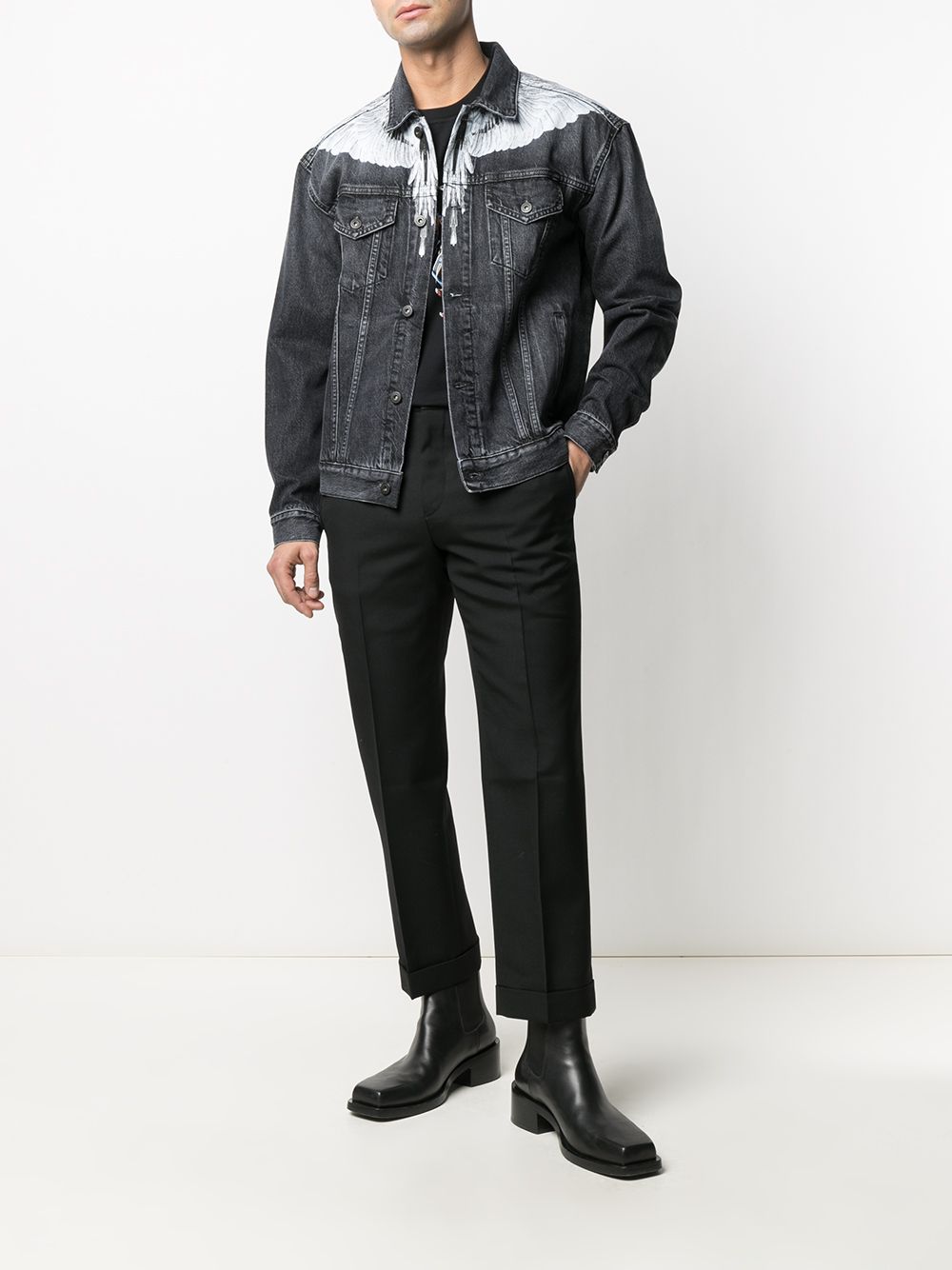 Marcelo Burlon Denim Pre-Owned MARCELO BURLON Anti Fit Black Denim